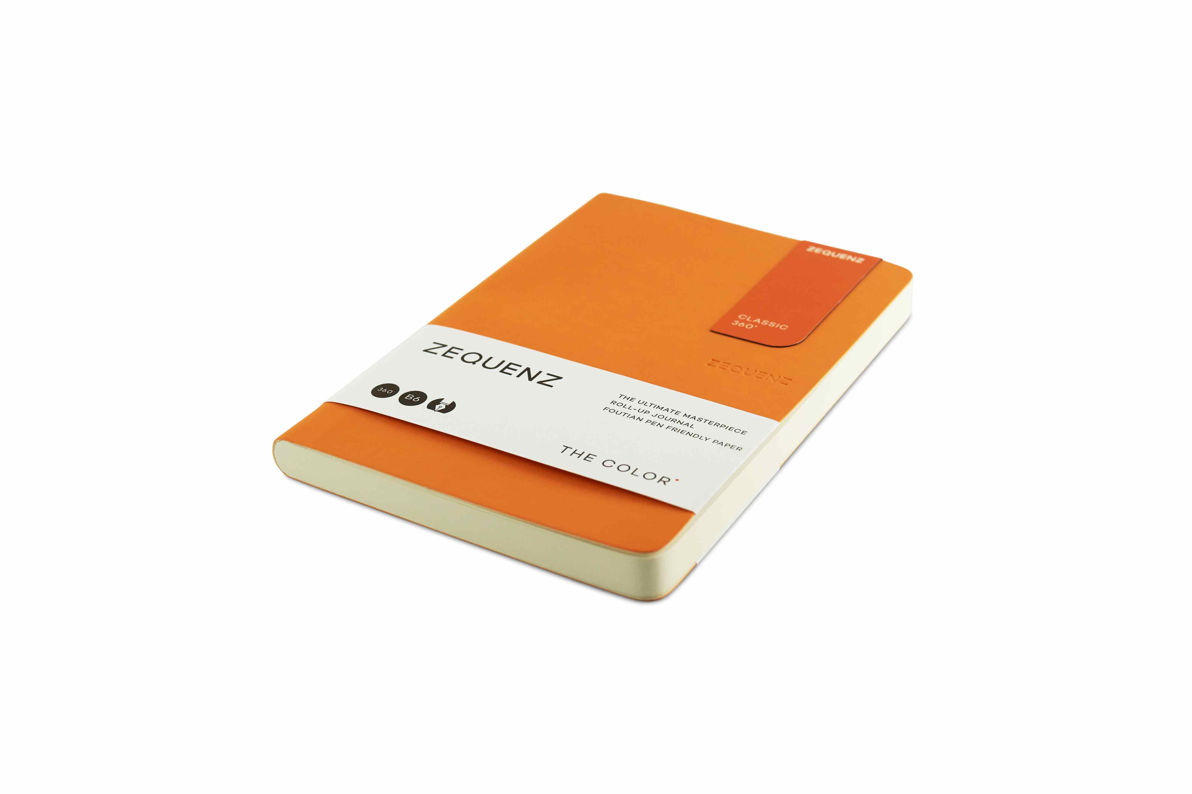 Zequenz The Color Notizbuch B6 Aprikosen Orange