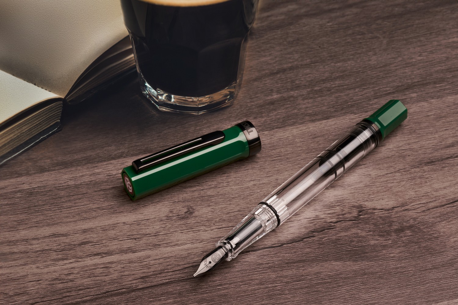 TWSBI ECO Irish Green Onyx Kolbenfüllhalter