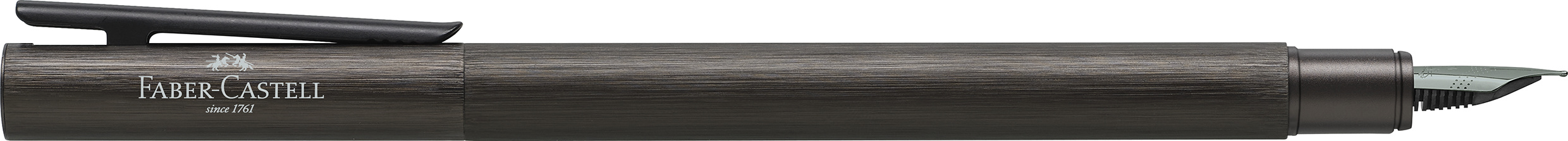 146250_Fountain-pen-Neo-Slim-Aluminium-gun-metal-M_High-Res_64133 Faber-Castell Füllhalter Neo Slim Aluminium grau