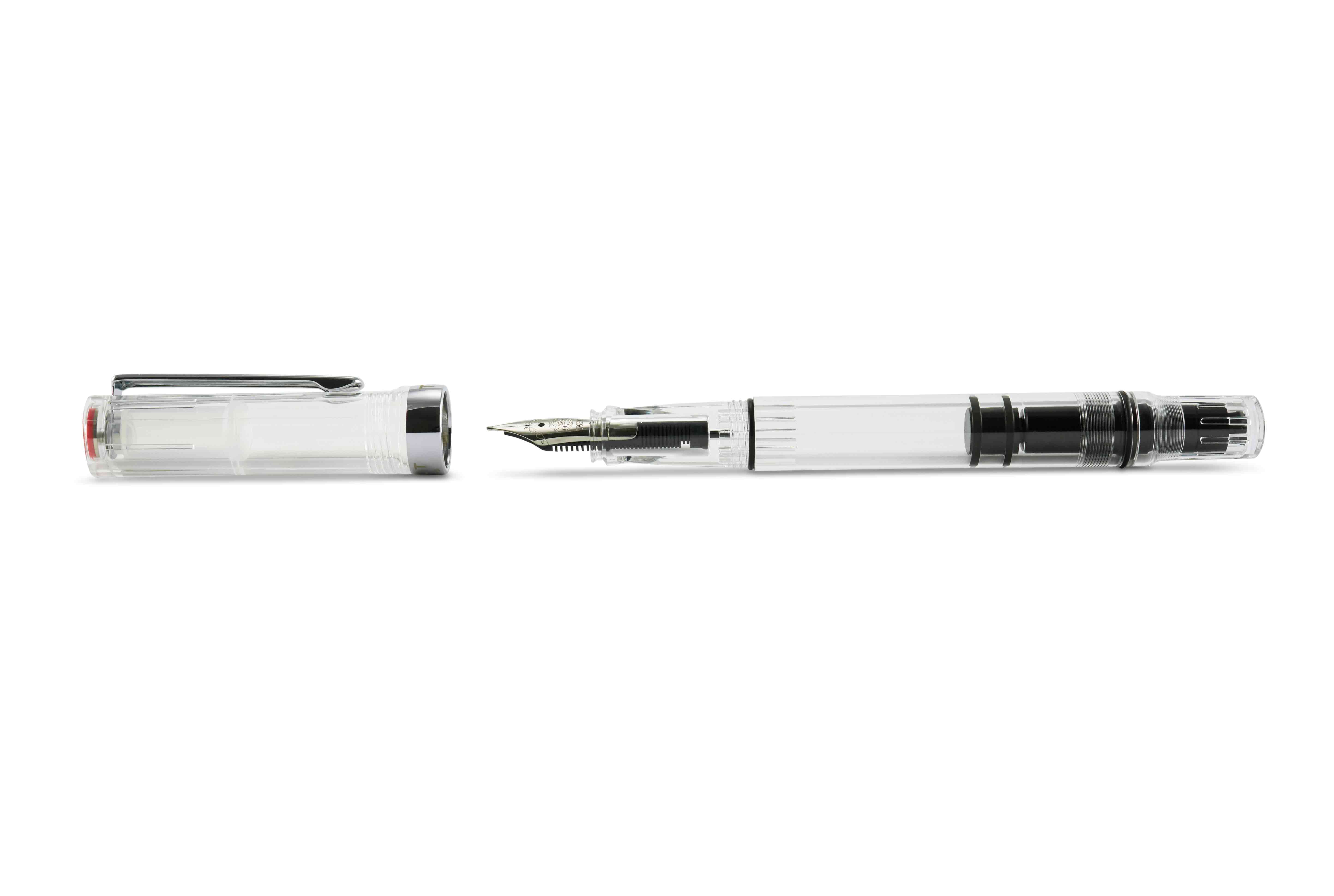 TWSBI-ECO-T-piston-fountain-pen-transparent TWSBI ECO T Kolbenfüllhalter Transparent