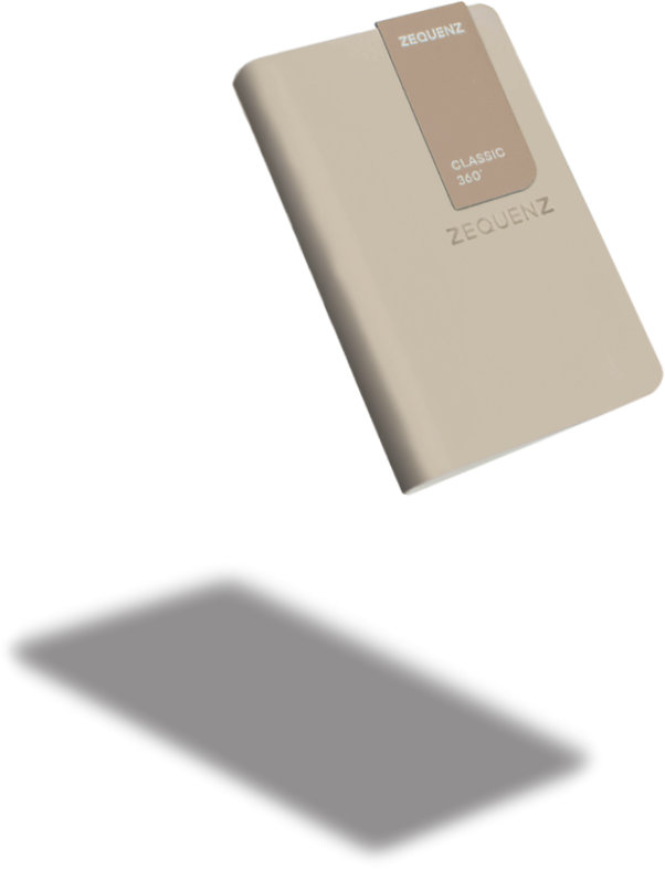 Zequenz The Color Notizbuch A7 Taupe Braun