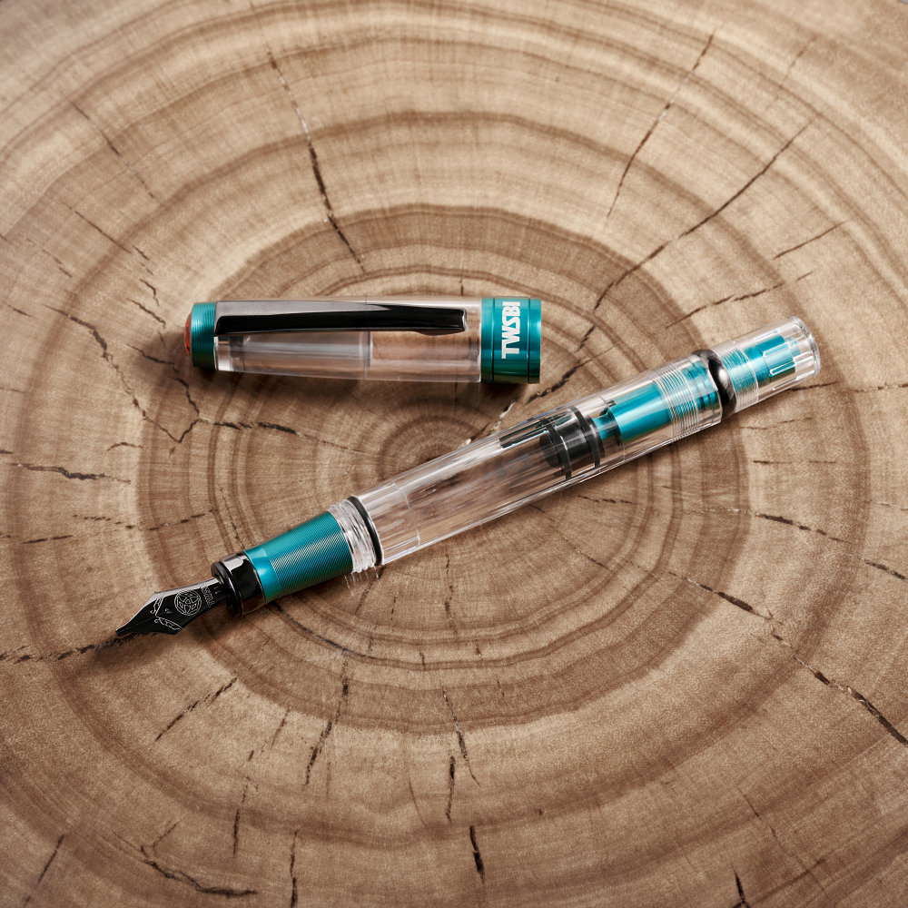 TWSBI Diamond 580 AL R Kolbenfüllhalter Caribbean Onyx