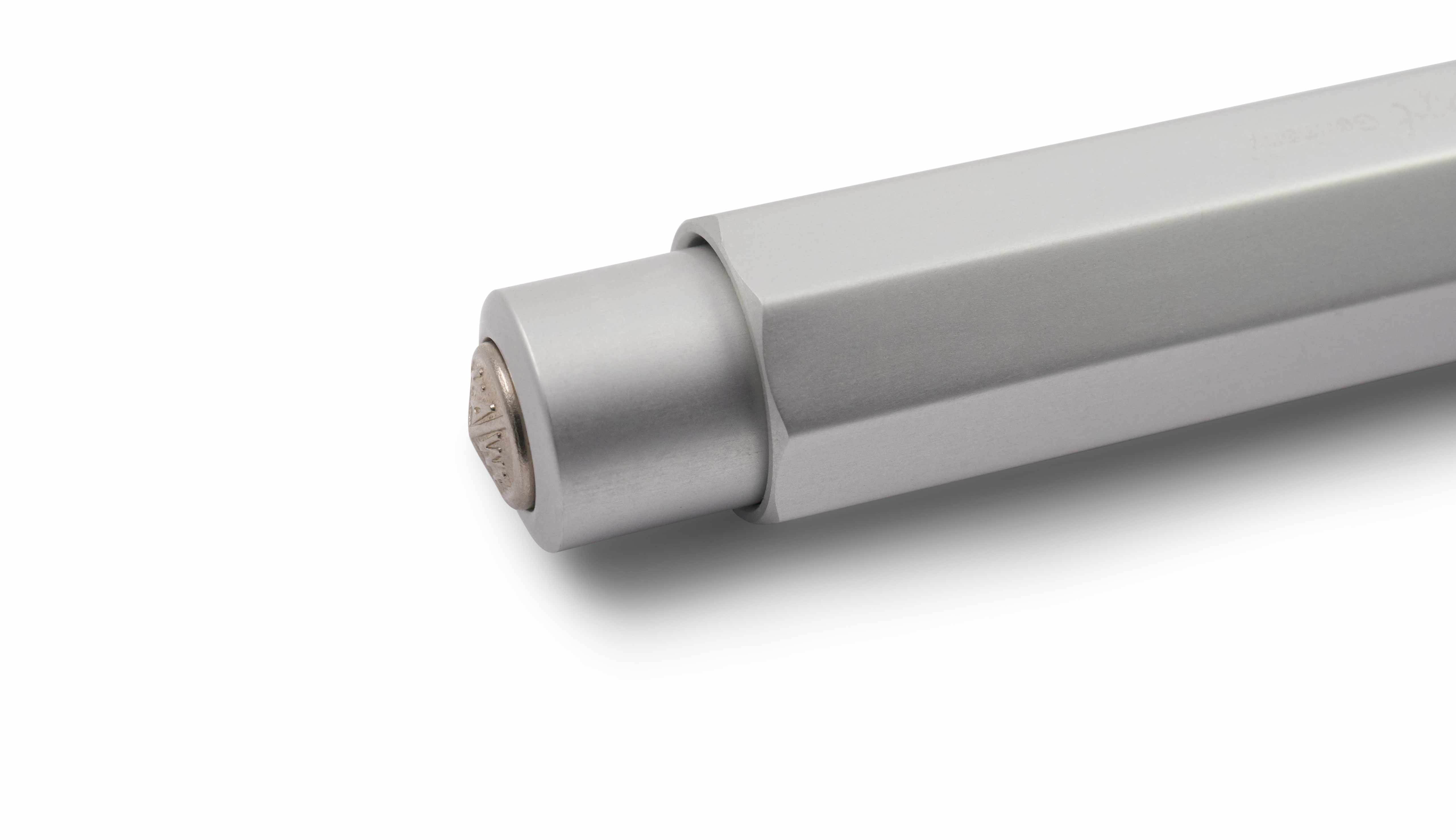 Kaweco AL Sport push pencil 0,7 mm silver detail back