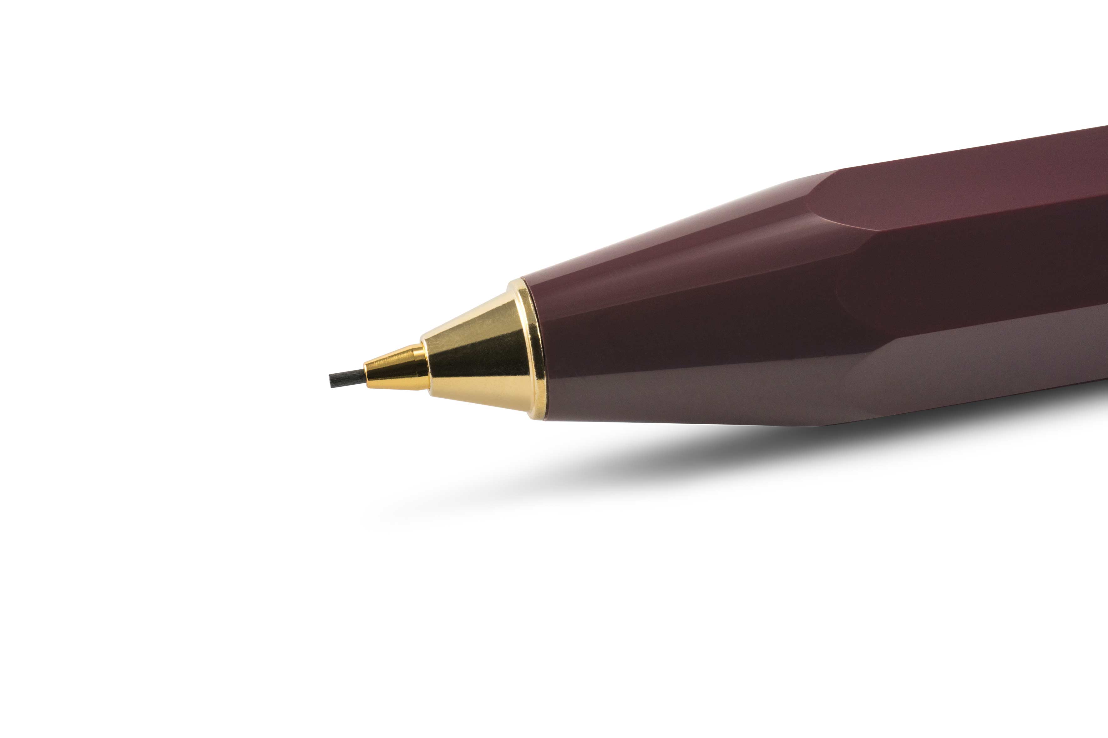 Kaweco-Details-CLASSIC-Sport-Bordeaux-Druckbleistift Kaweco CLASSIC Sport Druck Bleistift 0,7mm Bordeaux Detail Mine