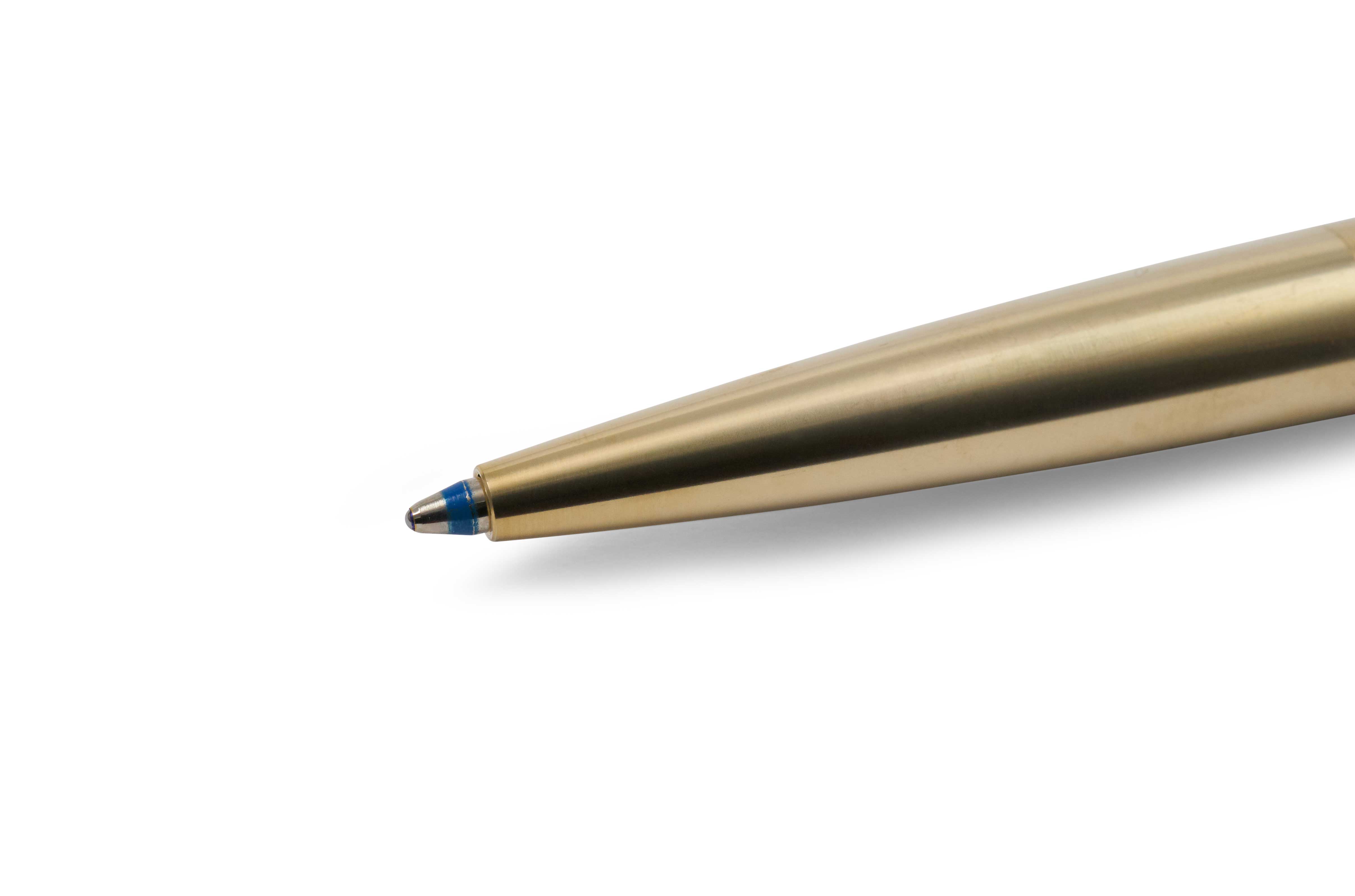 Kaweco LILIPUT Kugelschreiber Messing Detail Front