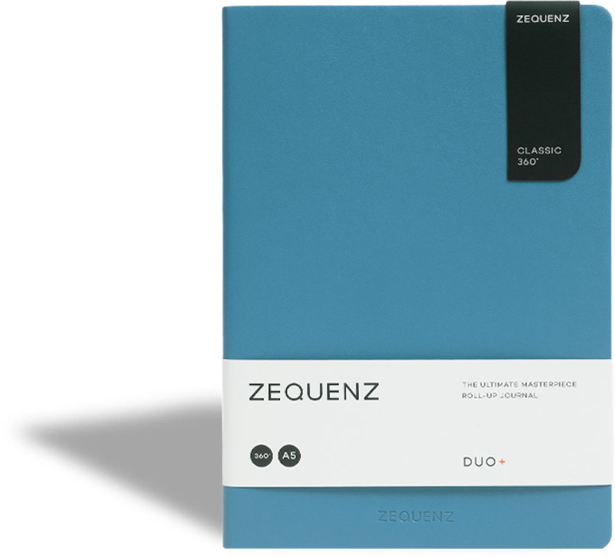 Zequenz Duo Plus Notizbuch A5 Emerald Lagoon