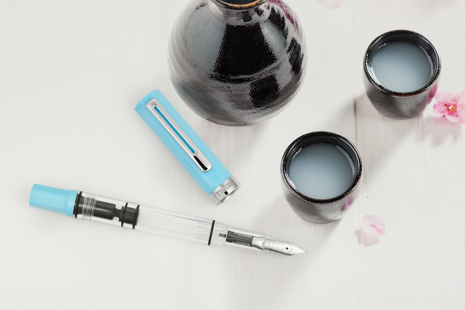 TWSBI ECO Kolbenfüllhalter Sky Blue