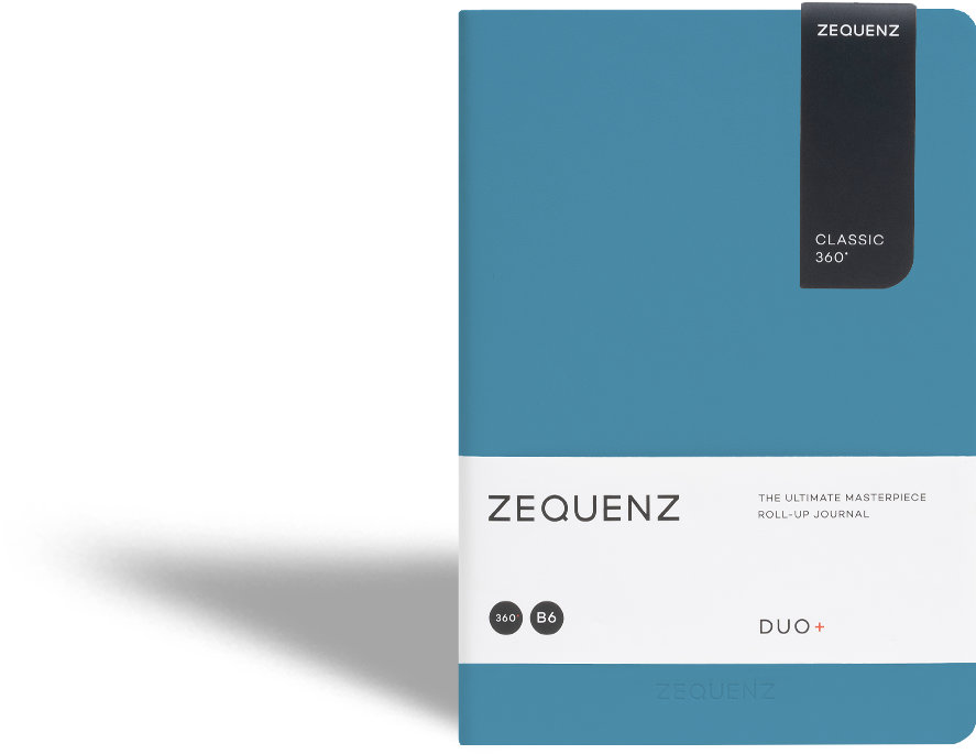 Zequenz Duo Plus Notizbuch B6 Emerald Lagoon