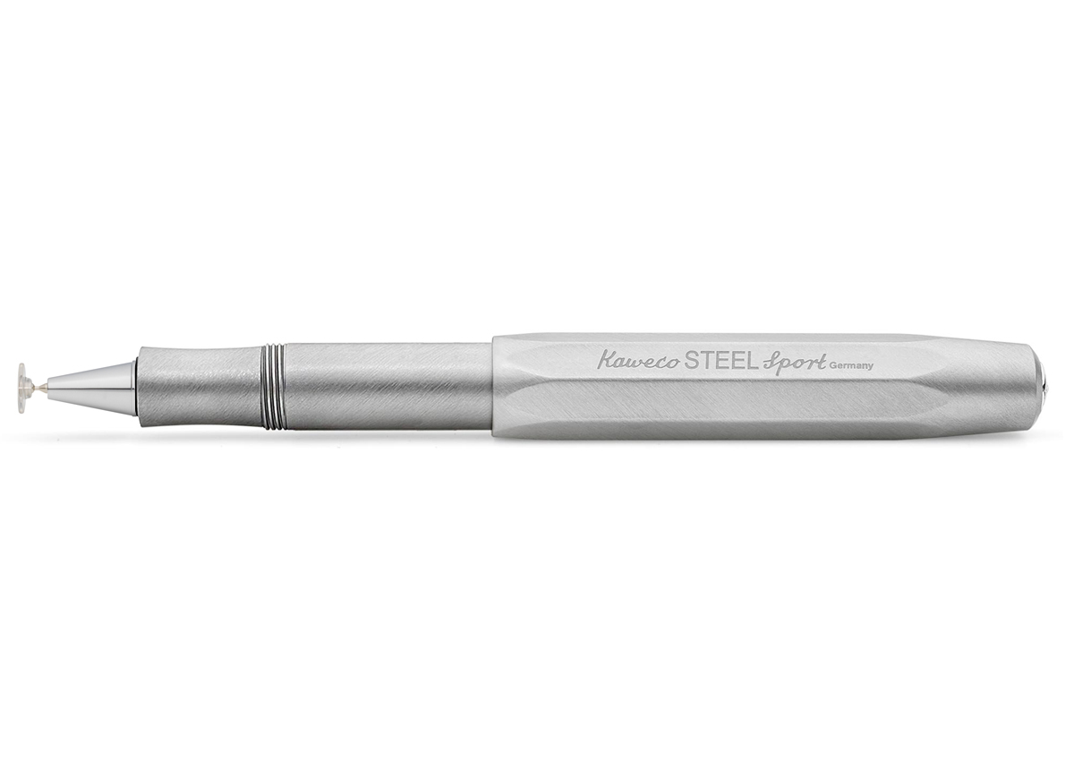 Kaweco_STEEL_Sport_Connect_Disc_Silver_nib Kaweco STEEL Sport CONNECT Disc Stylus