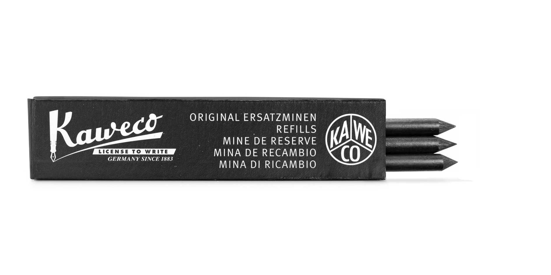 Kaweco-pencil-leads-black-5-6-mm Kaweco pencil leads 5.6 mm 5B black