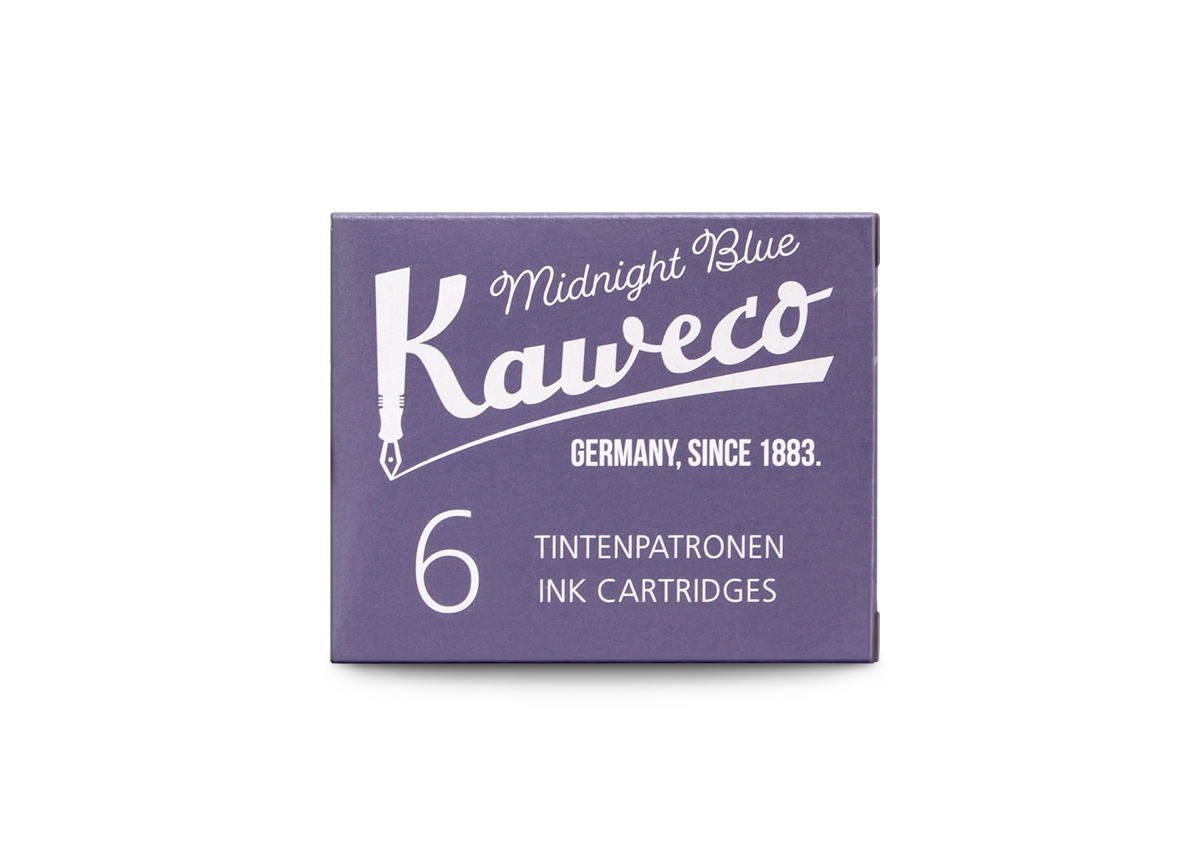 Kaweco_Ink_6-pack_MidBlu_web_s Kaweco Tintenpatronen Mitternachts Blau