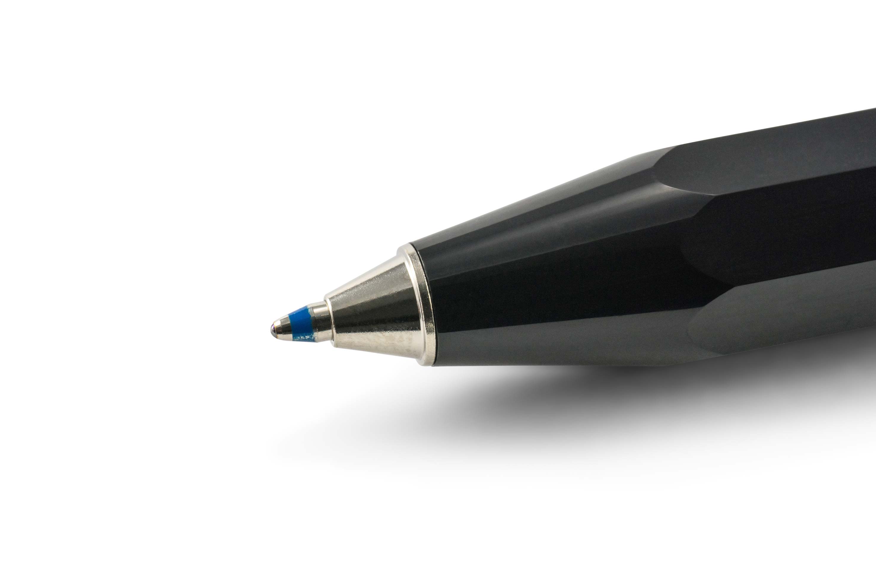 Kaweco-Details-SKYLINE-Schwarz-Kugelschreiber Kaweco SKYLINE Sport Kugelschreiber Schwarz Detail Front