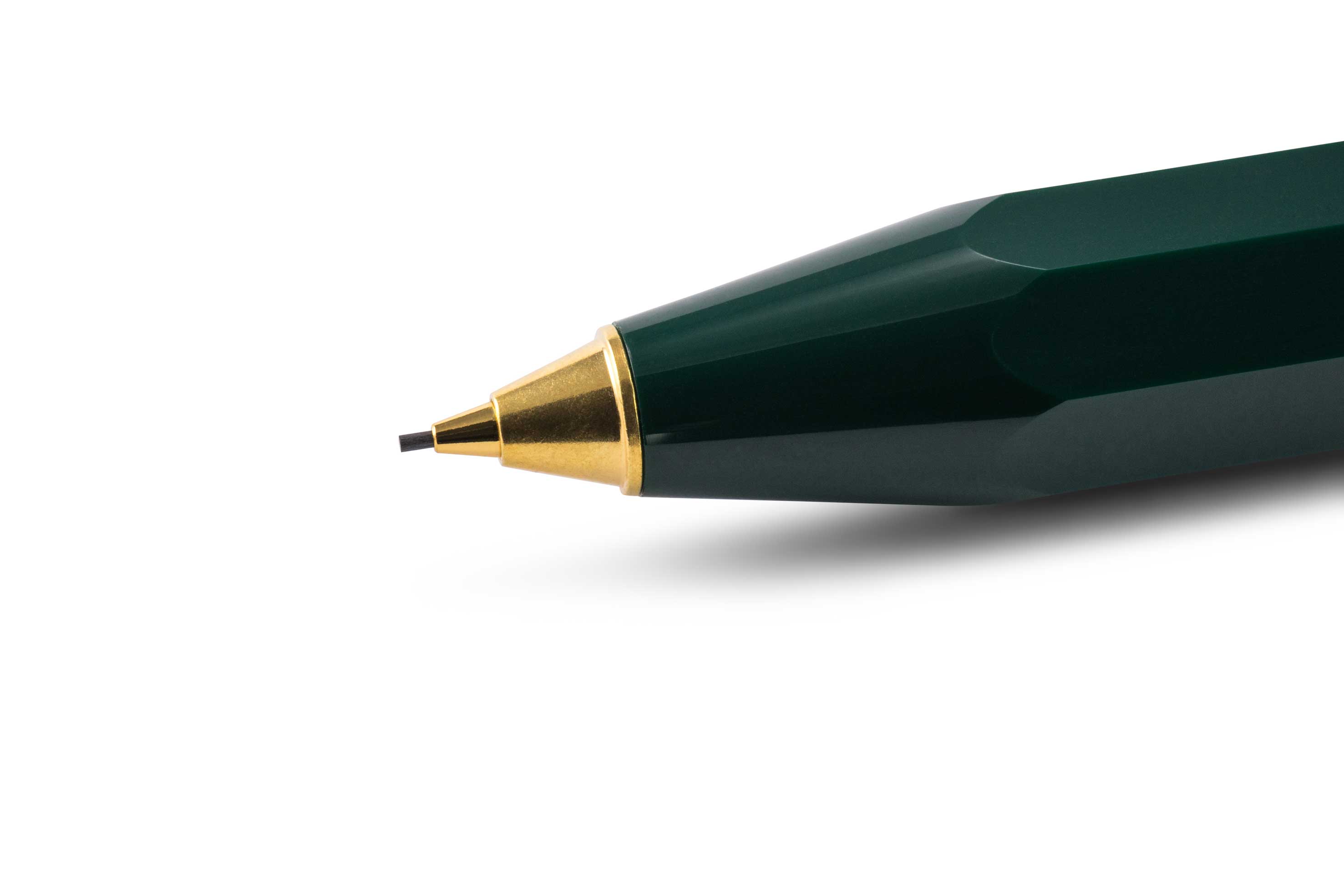 Kaweco-Details-CLASSIC-Sport-Gr-n-Druckbleistift Kaweco CLASSIC Sport push pencil 0.7mm green detail front
