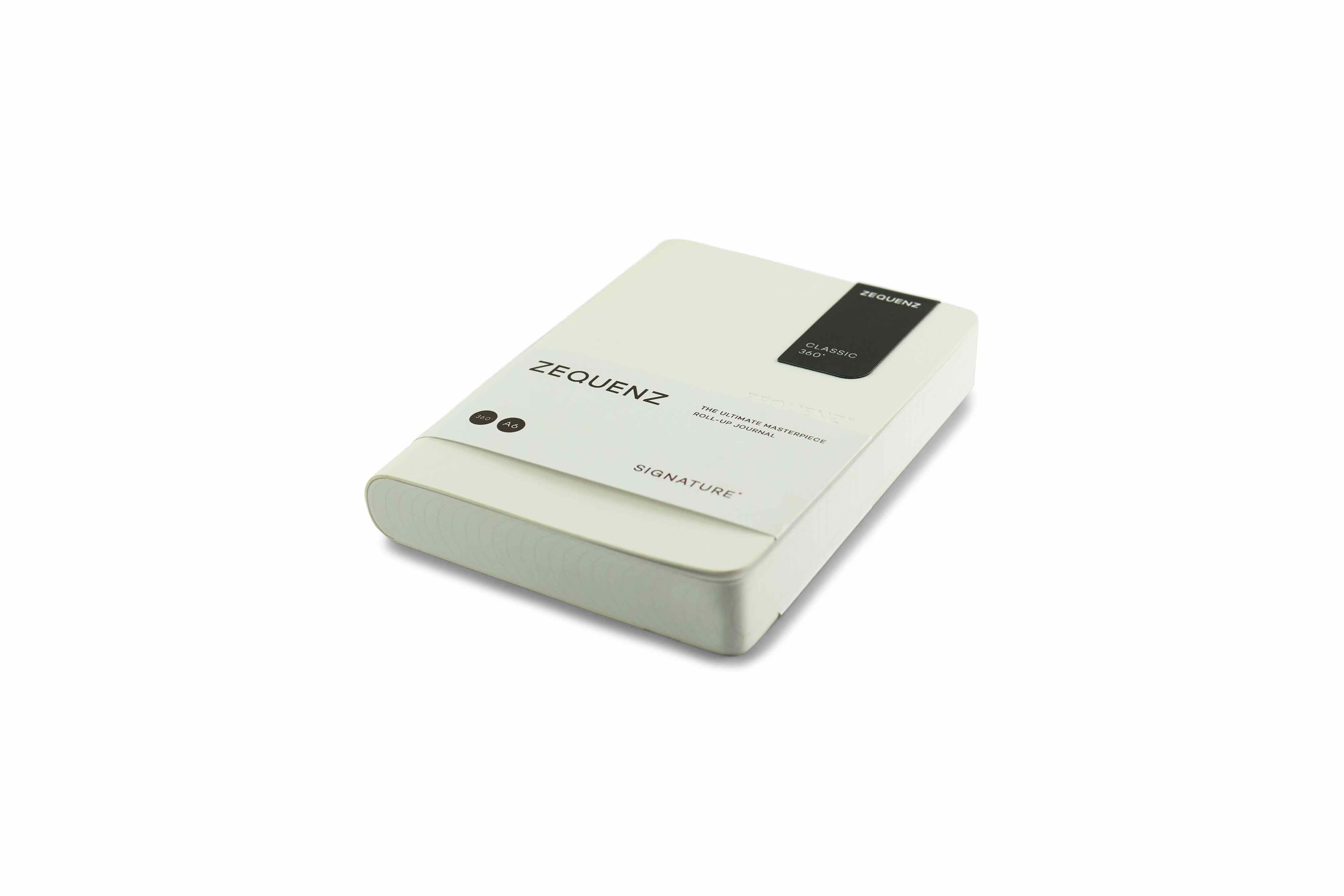 Zequenz-notebook-Signature-Classic-A6-white Zequenz Signature Classic 360 Notizbuch A6 Weiß