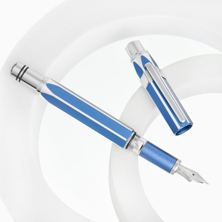 TWSBI Precision Kolbenfüllhalter Gemini Blue