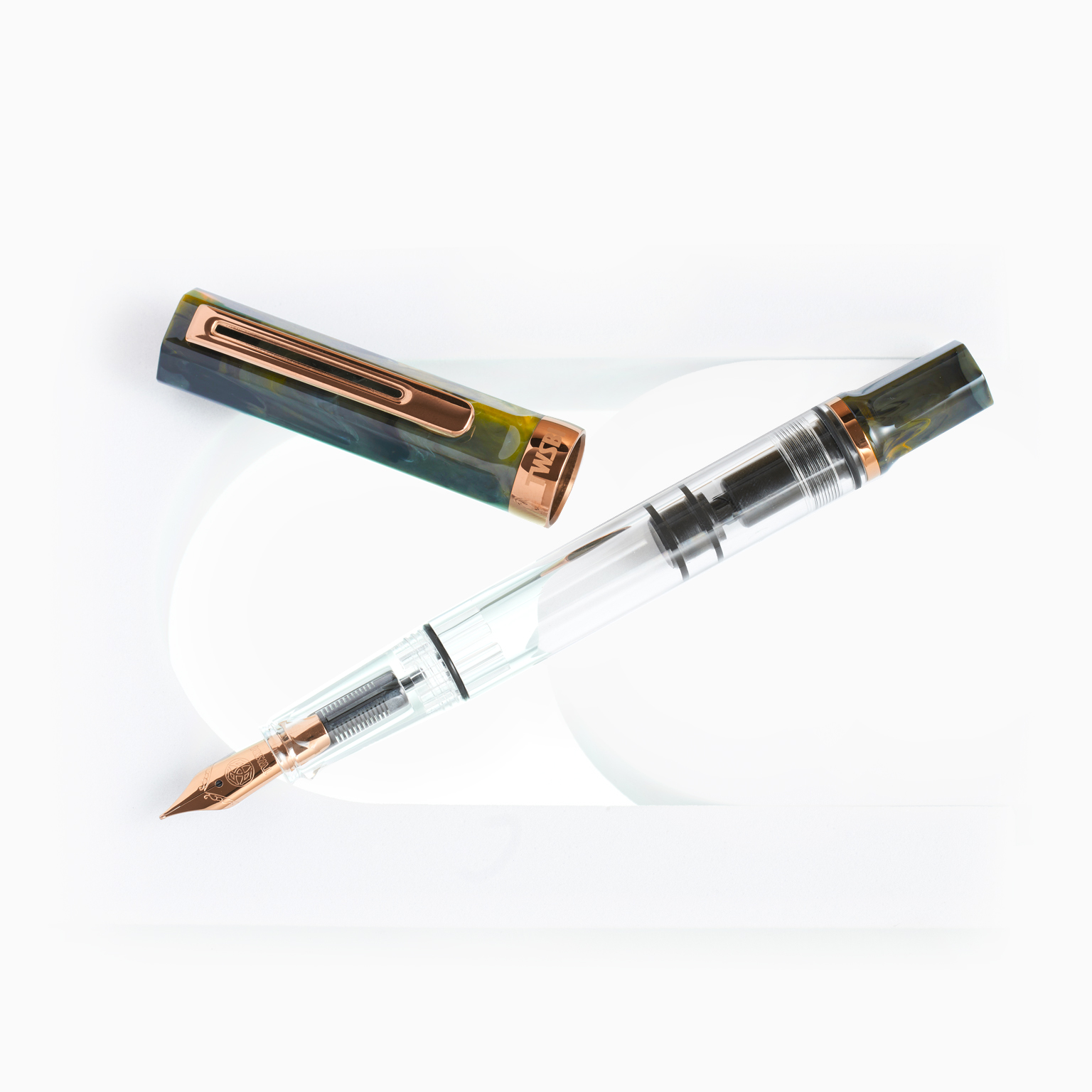 TWSBI ECO Serpentine Bronze Kolbenfüllhalter
