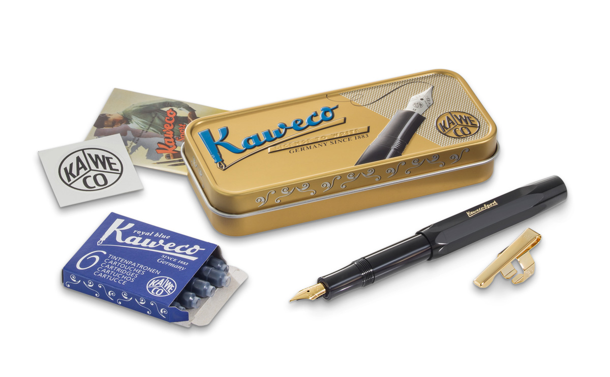Kaweco Füllhalter CLASSIC SPORT Schwarz – Geschenkeset