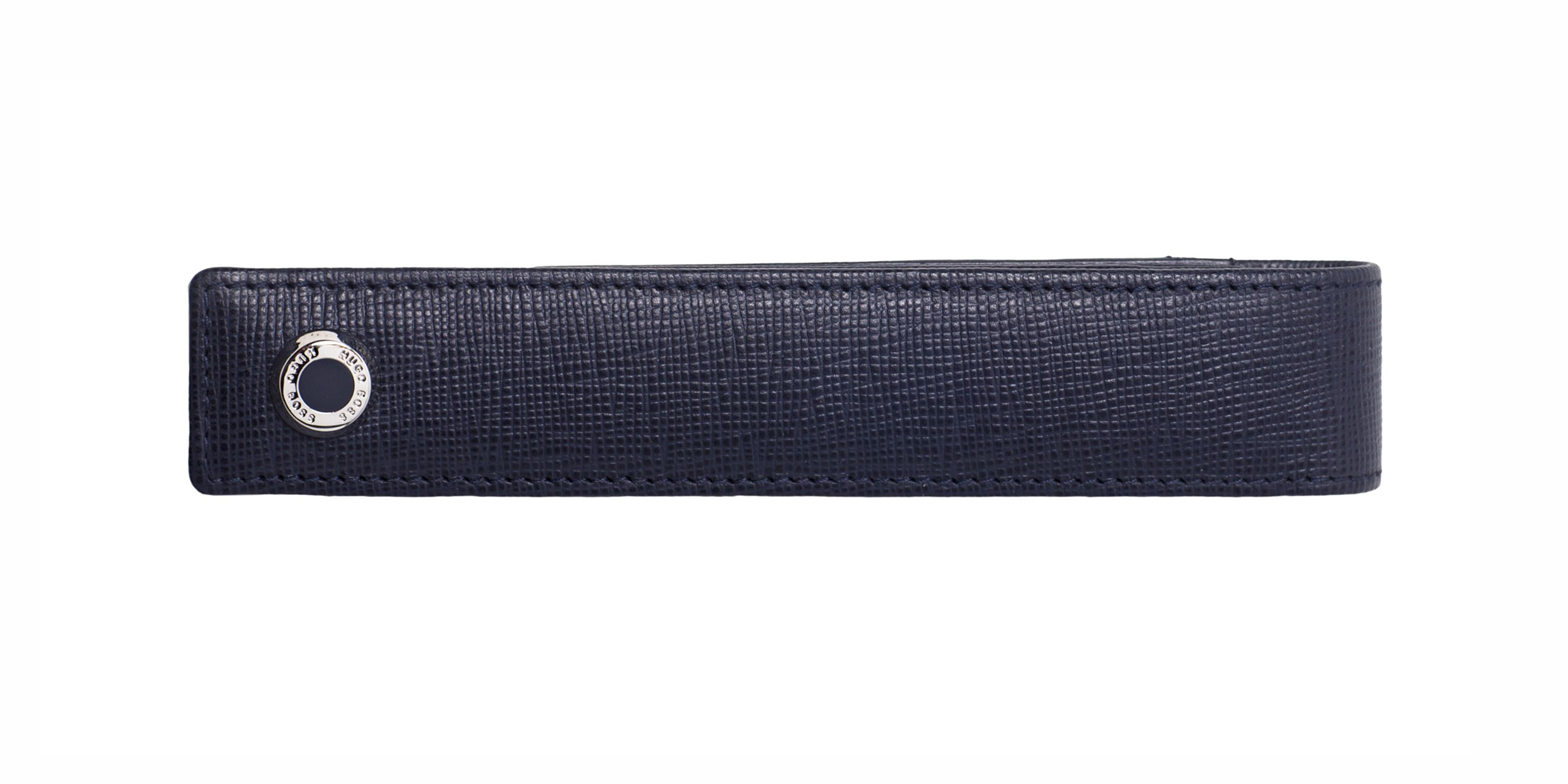 Hugo-Boss-Schreibger-ate-Etui-TRADITION-Blau-f-ur-1-Stift-front Hugo Boss Schreibgeräte Etui TRADITION Blau für 1 Stift