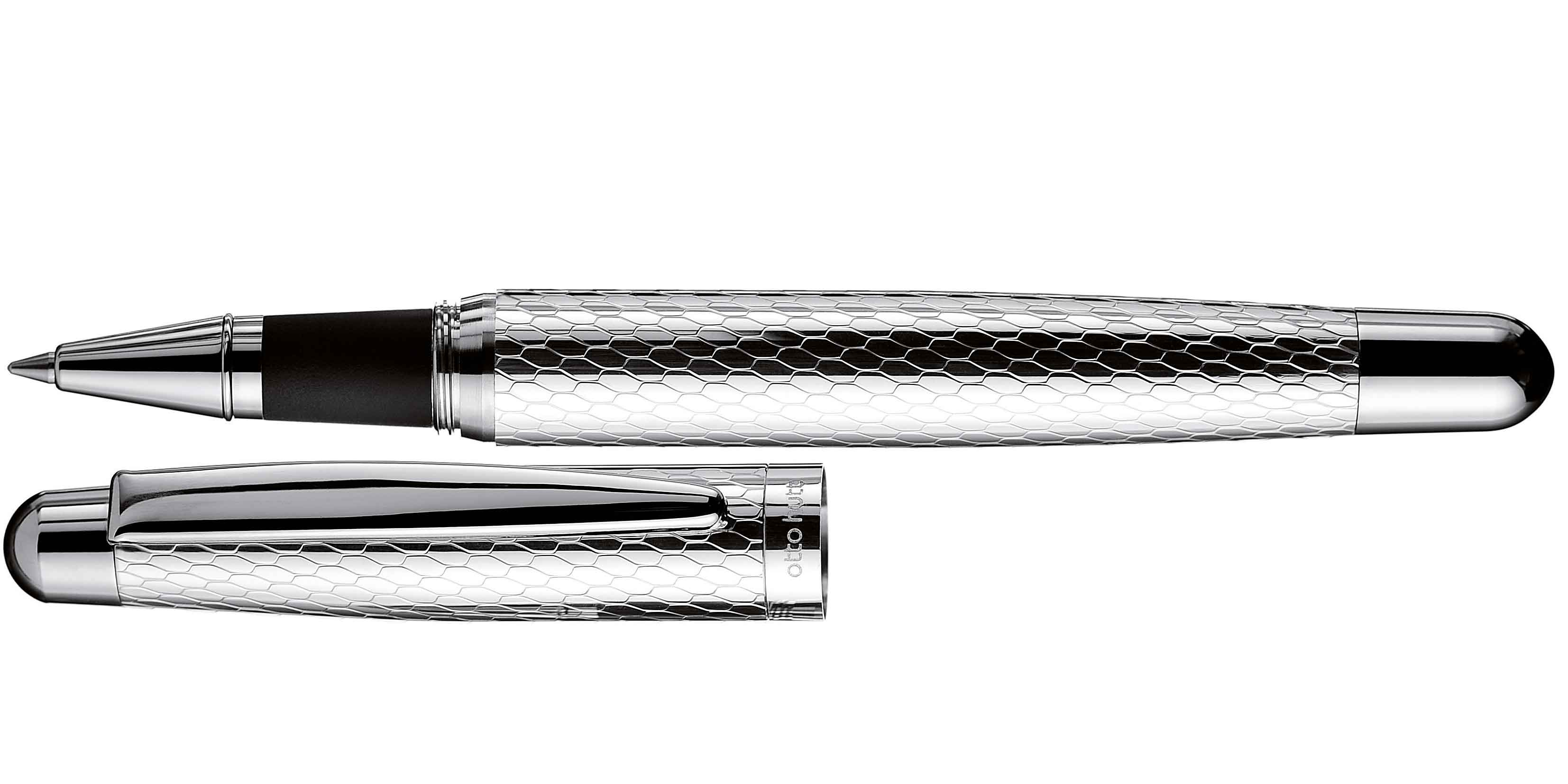 OttoHutt-Entwurf02-Waben-Rollerball Otto Hutt Entwurf 02 Rollerball Waben Guilloche