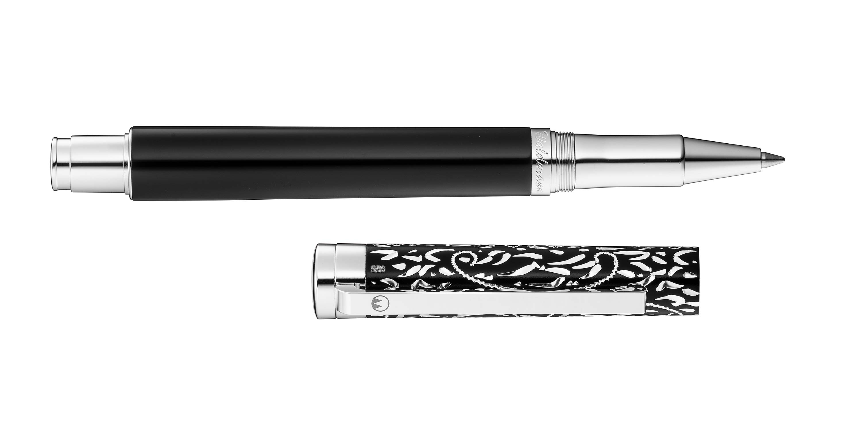 Waldmann-Vienna-Rollerball-Schwarz-rollerball-black Waldmann Xetra Vienna Rollerball Schwarz