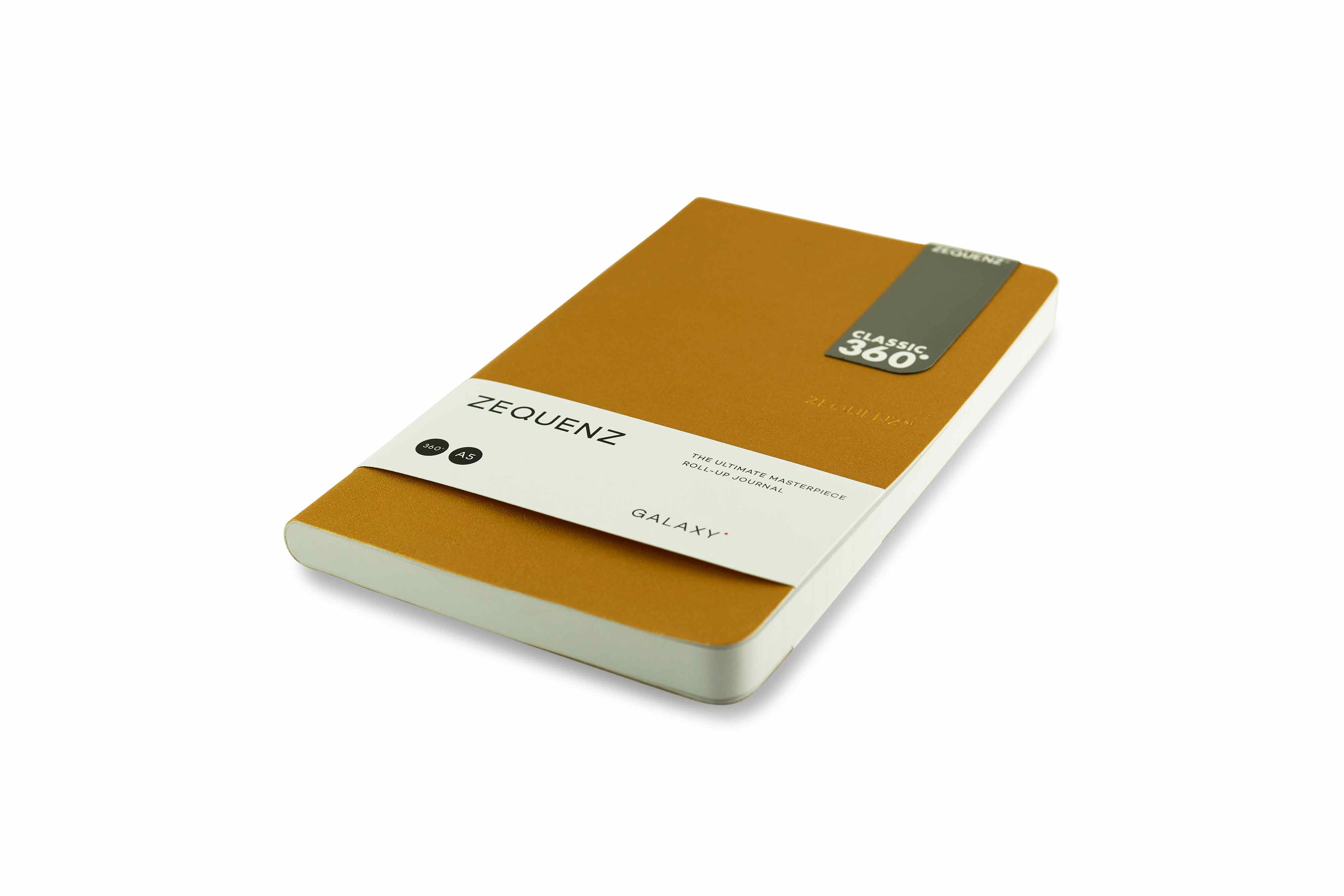 Zequenz Galaxy 360 Notizbuch A5 Slim Gold 13x21 cm