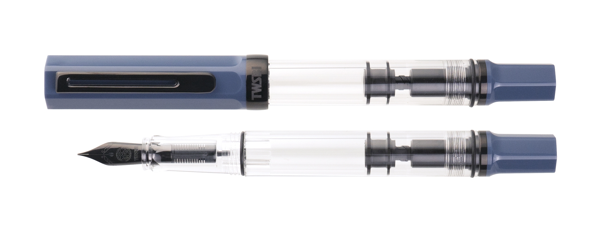 TWSBI ECO Slate Blue Onyx Kolbenfüllhalter