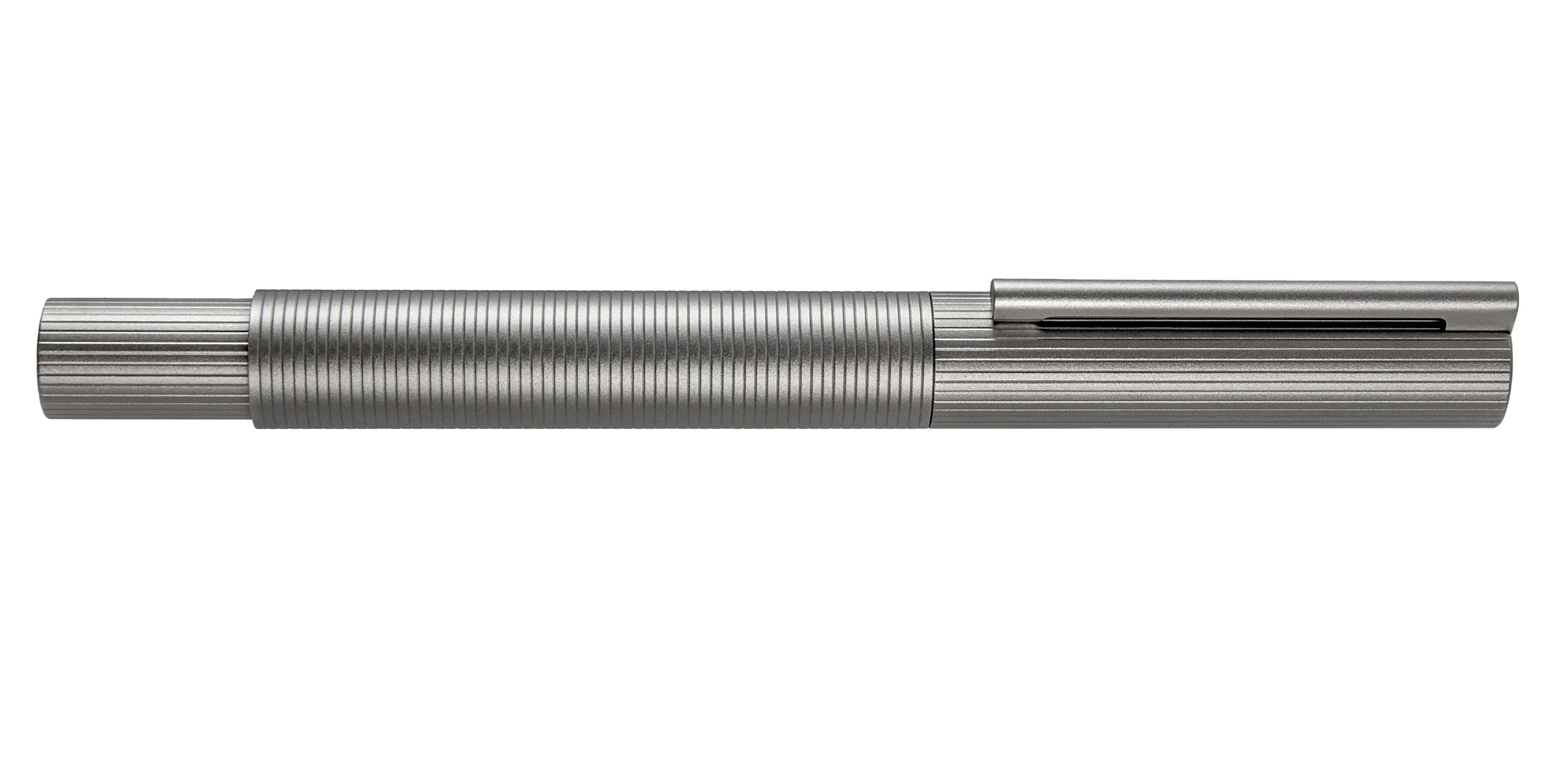 ottoutt-produktbilder-design08-Ruthenium-vorne-geschlossen Otto Hutt Entwurf 08 Rollerball Messing Matt Ruthenium