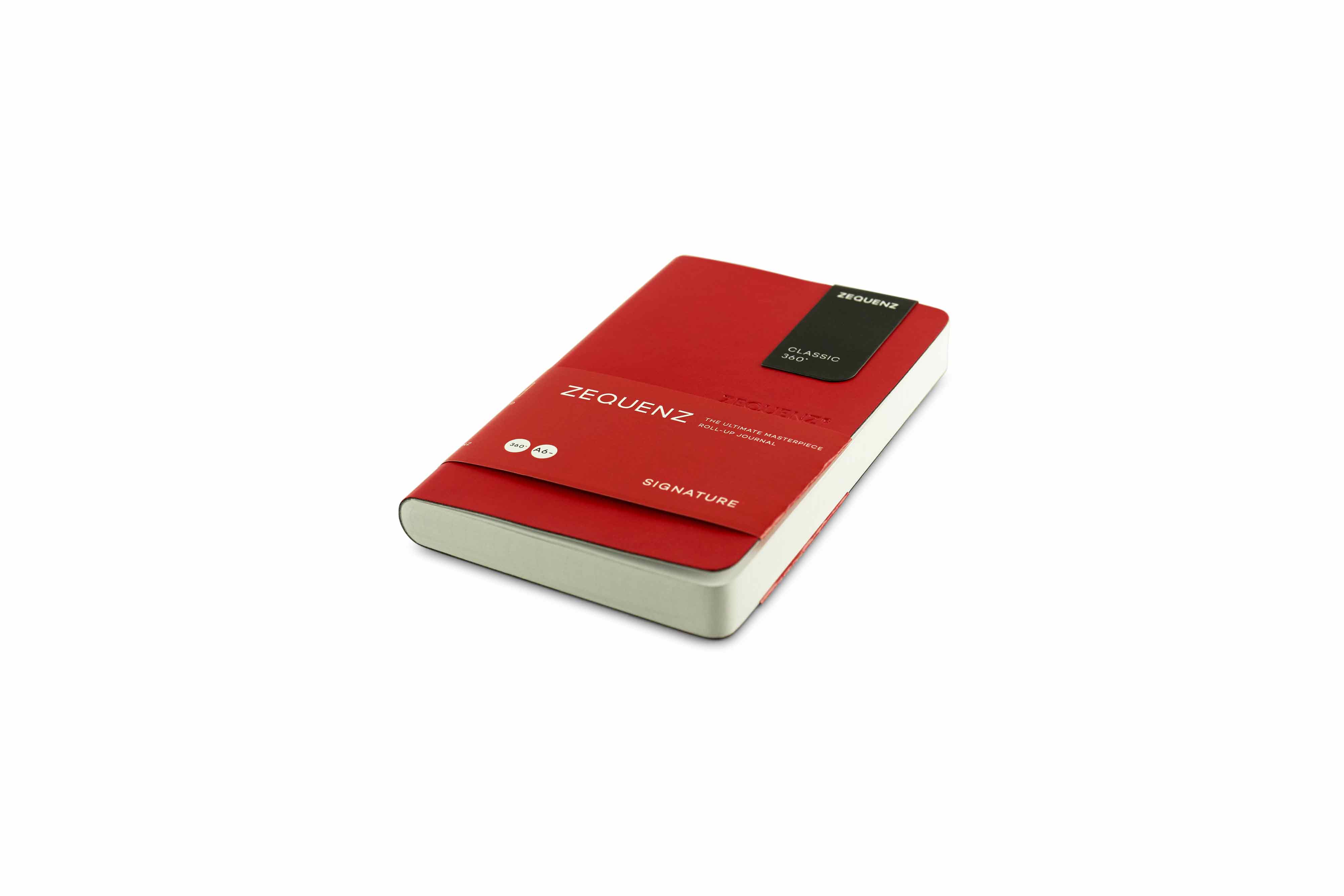 Zequenz-notebook-Signature-classic-A6-red Zequenz Signature Classic 360 Notizbuch A6- Rot