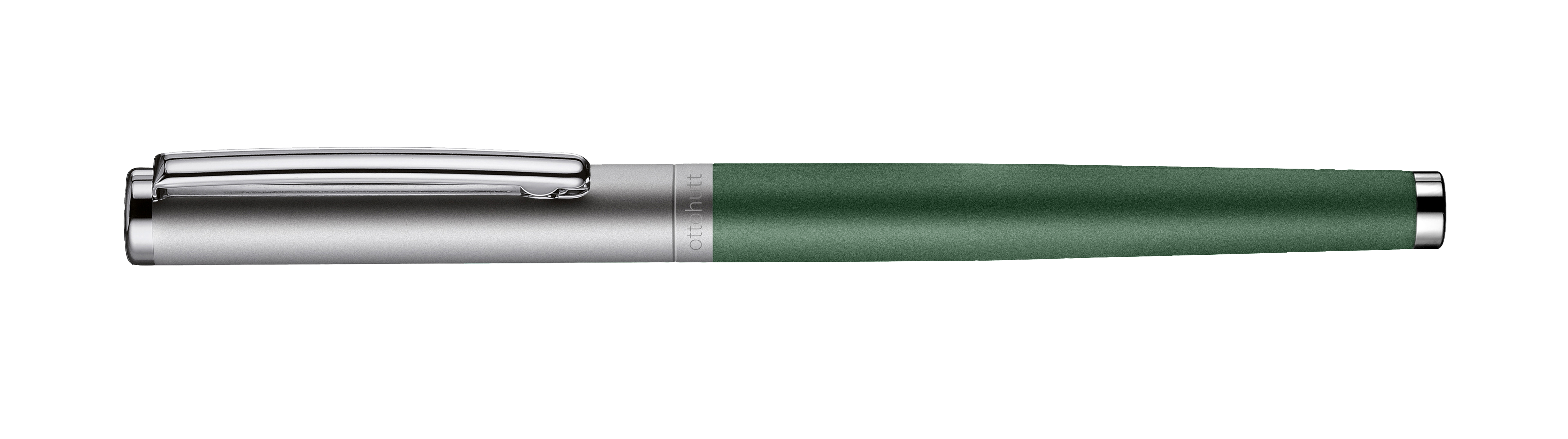 Otto Hutt Entwurf 01 Füllhalter Grün matt Ruthenium matt