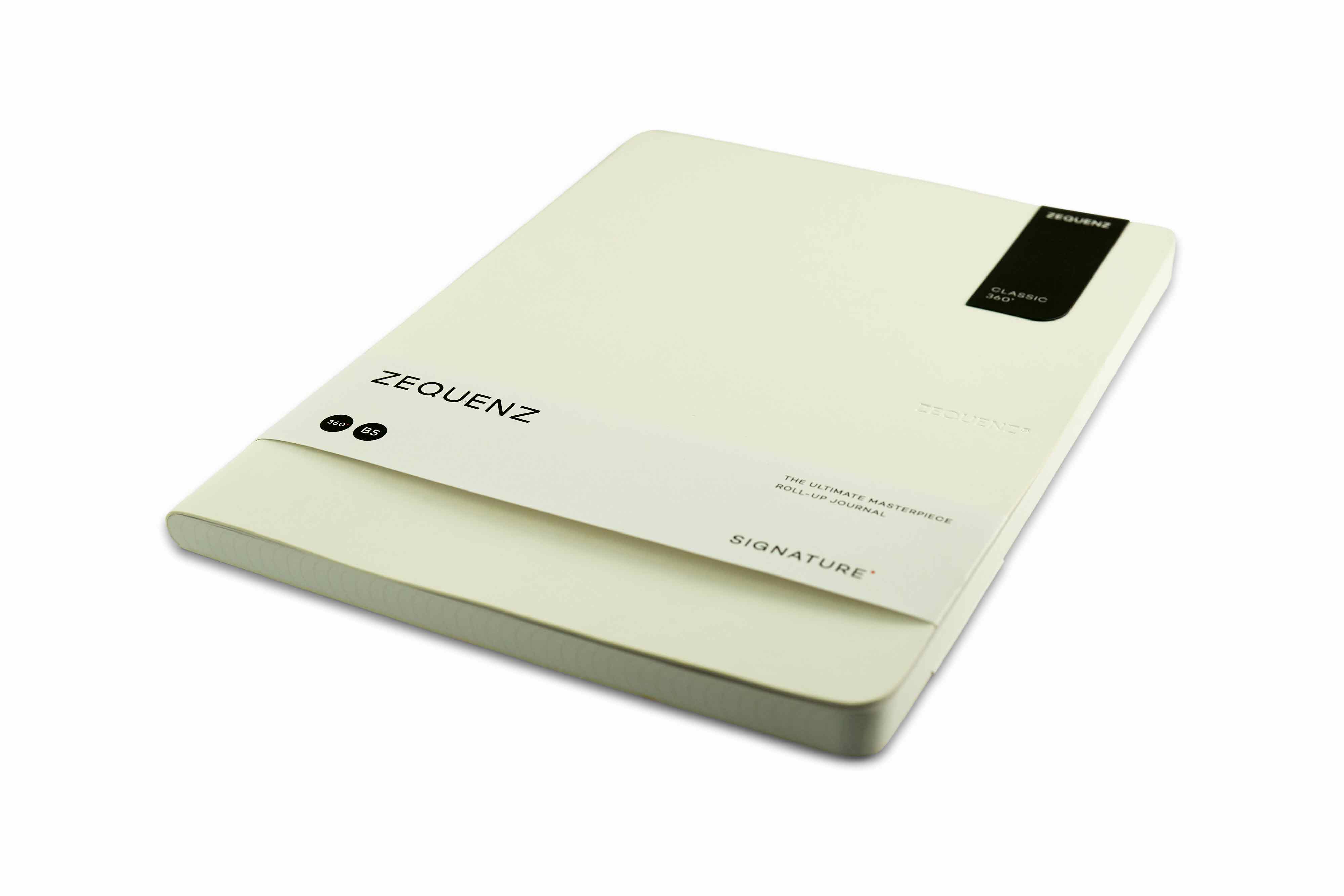 Zequenz-notebook-Signature-Lite-B5-white Zequenz Signature Lite 360 Notizbuch B5 Weiß