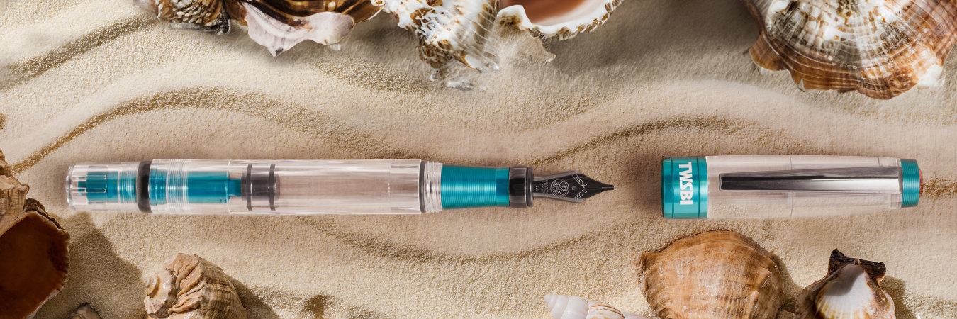 TWSBI Diamond 580 AL R Kolbenfüllhalter Caribbean Onyx