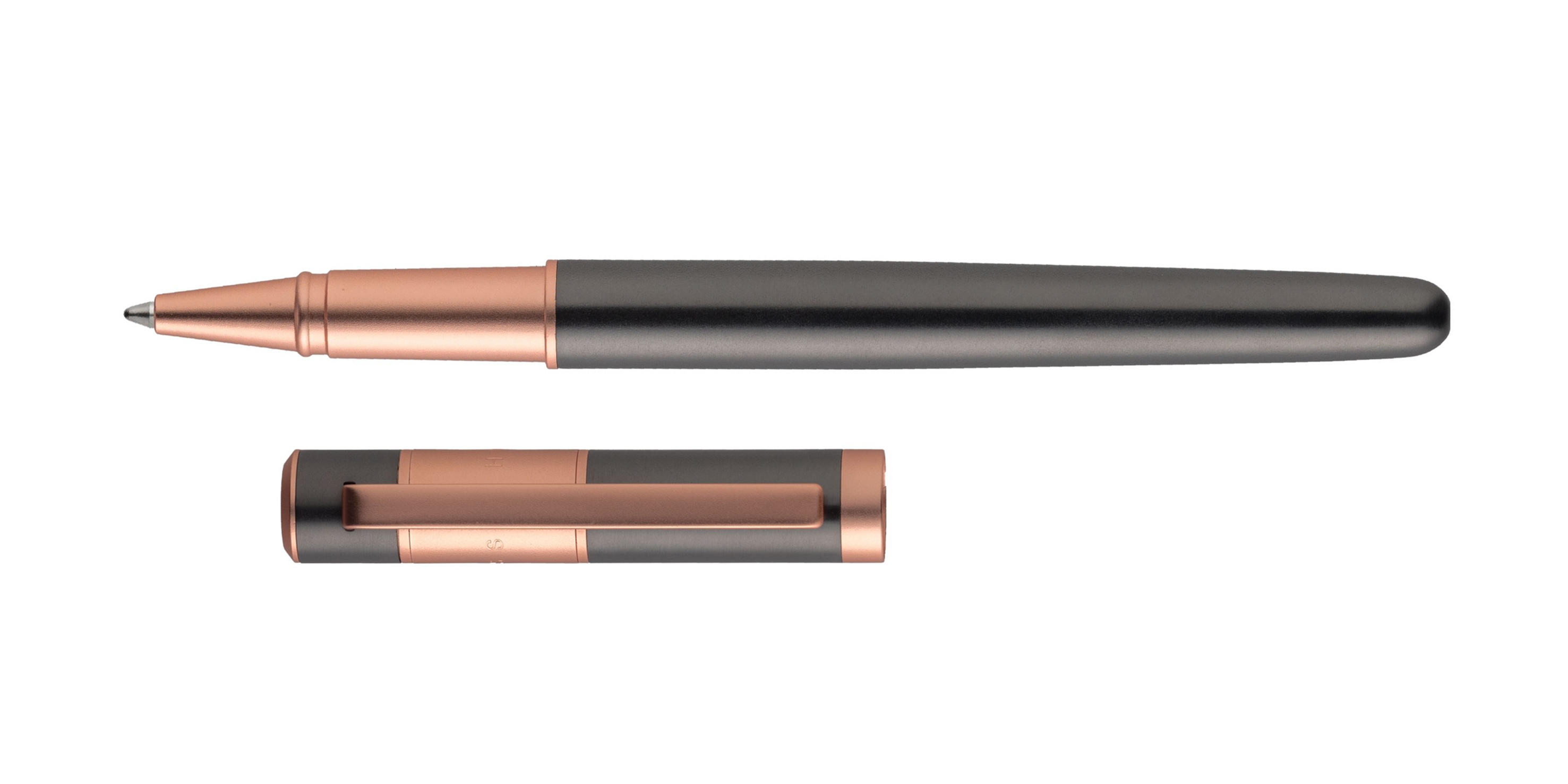 Hugo-Boss-RIBBON-Tintenroller-Matte-Gun_Rollerball-open Hugo Boss RIBBON Tintenroller Matte Gun