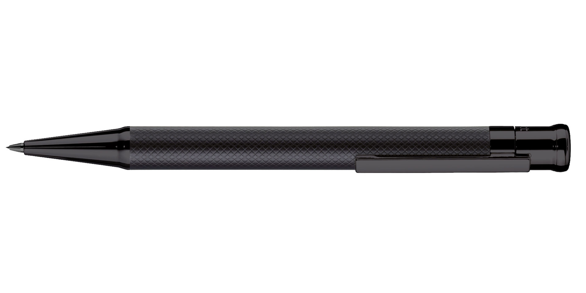 Otto Hutt Design 04 Drehbleistift Karo All Black