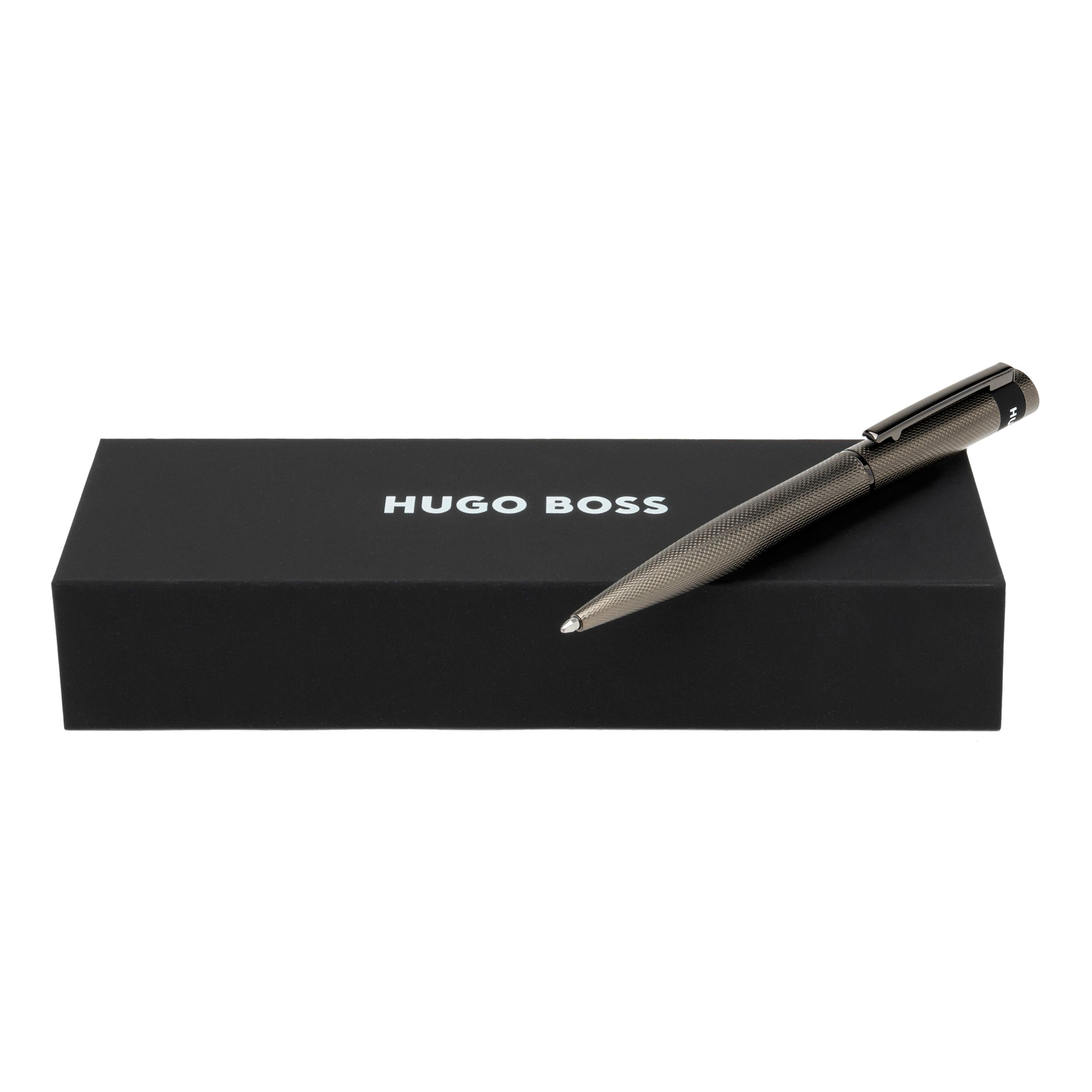 HSW3674D_E-1 Hugo Boss Kugelschreiber Loop Diamond Gun