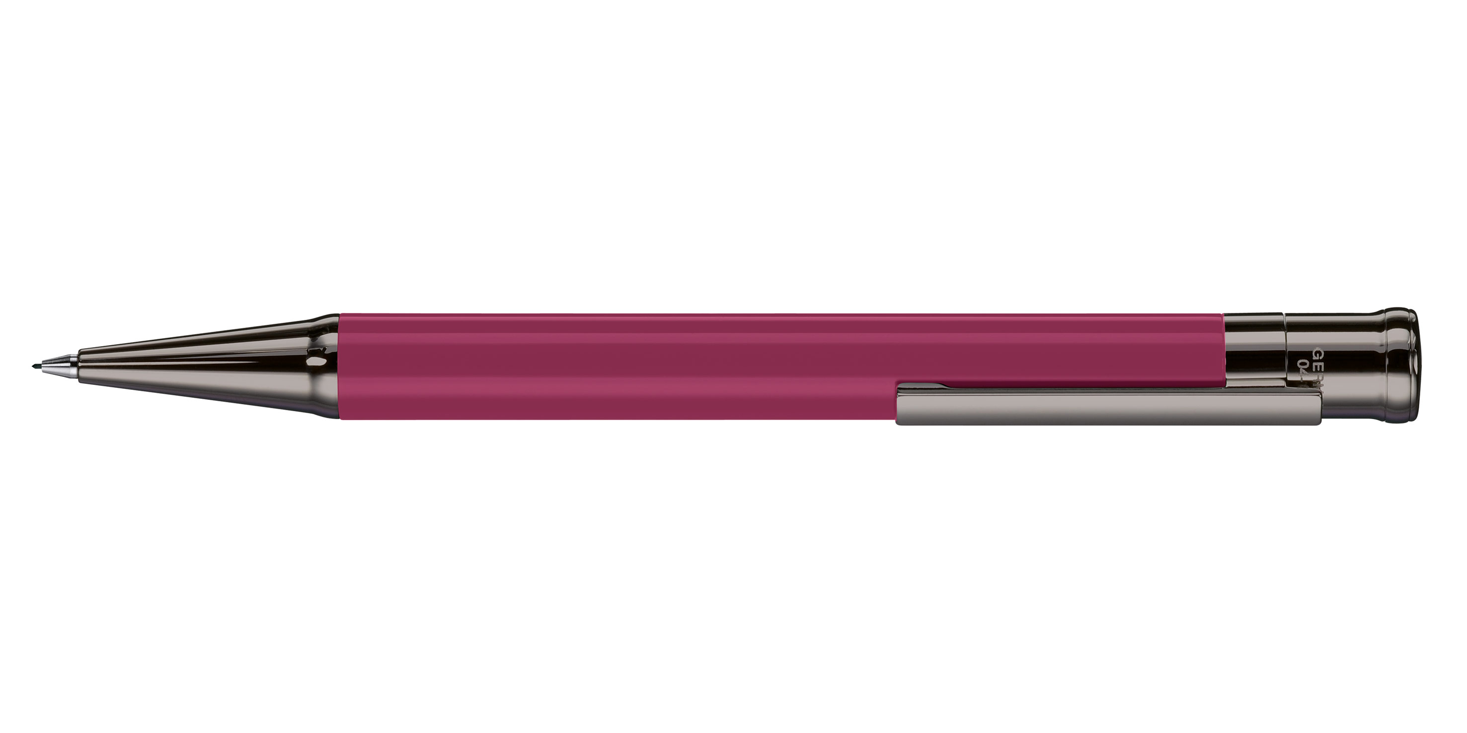 Otto-Hutt-Bleistift-Karminrose-pencil-karminrose Otto Hutt Entwurf 04 Drehbleistift Karminrose glänzend