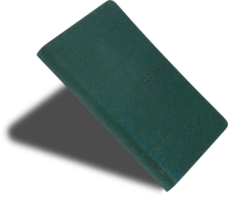 Zequenz Galaxy 360 Notizbuch A6- Astro Green 9 x 14 cm