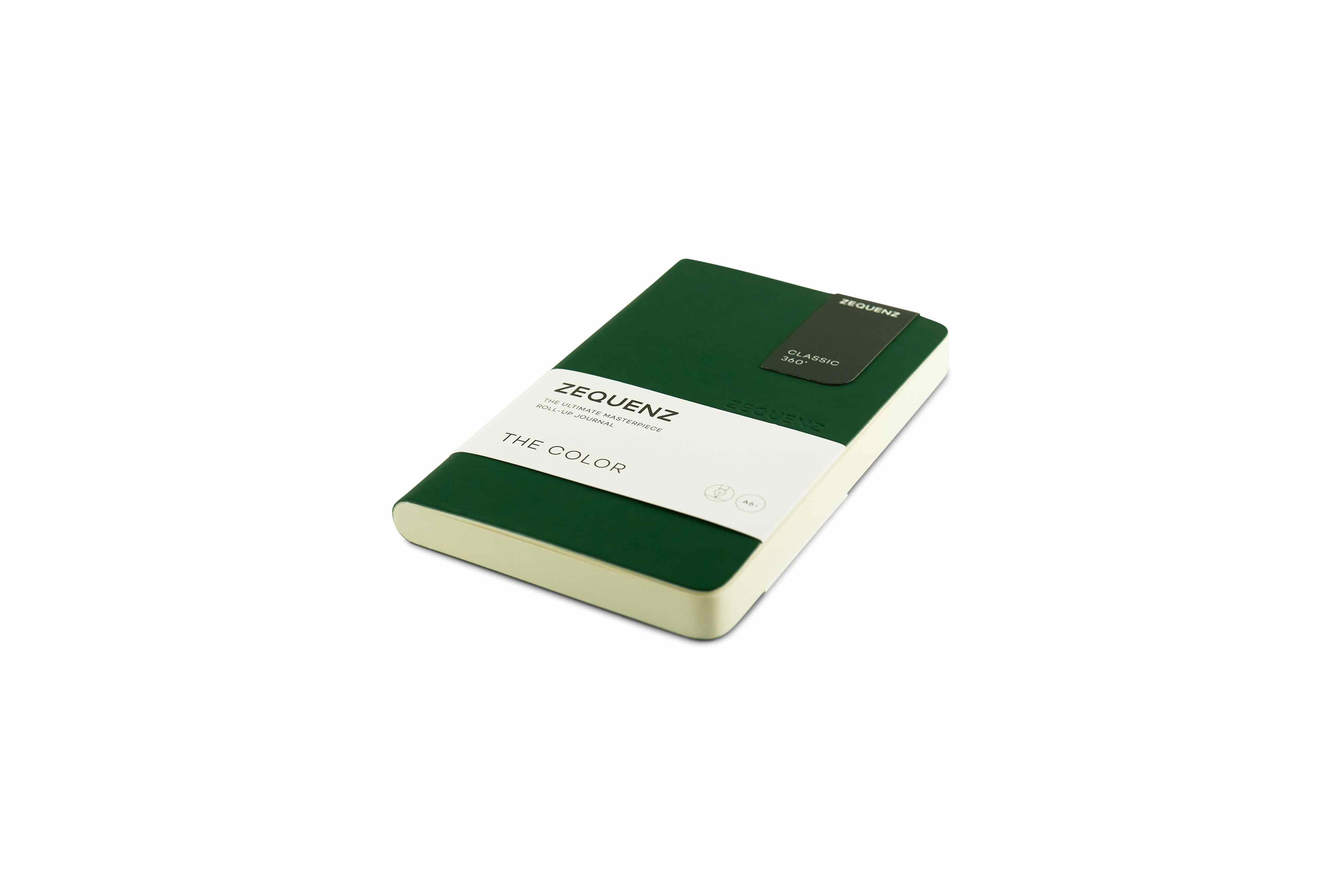 Zequenz-notebook-The-Color-A6-Emerald-green Zequenz The Color Notizbuch A6- Smaragdgrün