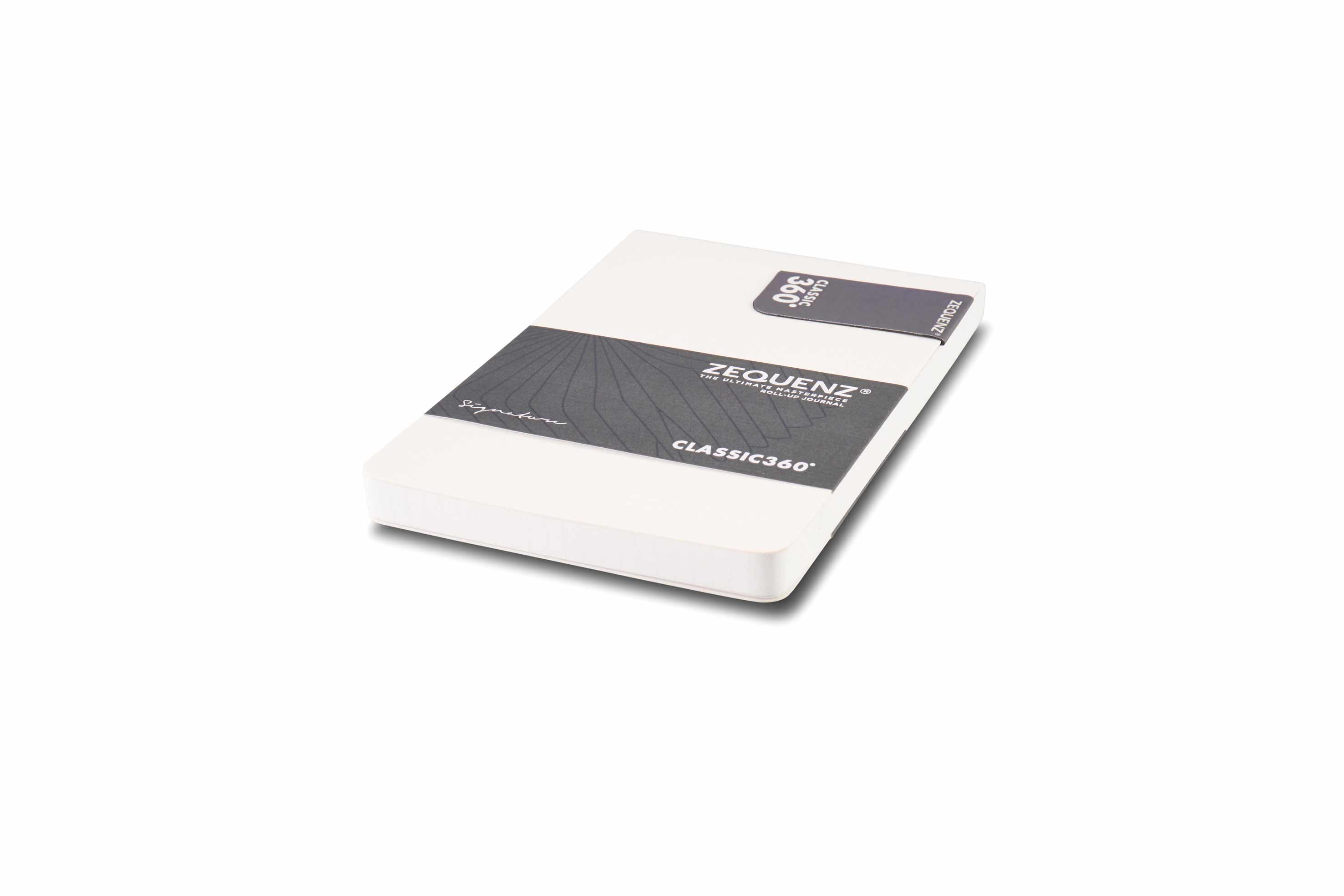 Zequenz-CLASSIC-360-notepad-Signature-white-A6 Zequenz Signature Notizblock 360 Weiß A6- 9.5x14.5 cm