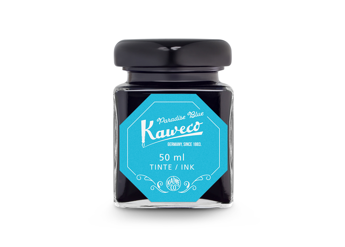 Kaweco_Ink_Bottle_ParBlu_web_s Kaweco Tintenglas Paradise Blau 50 ml