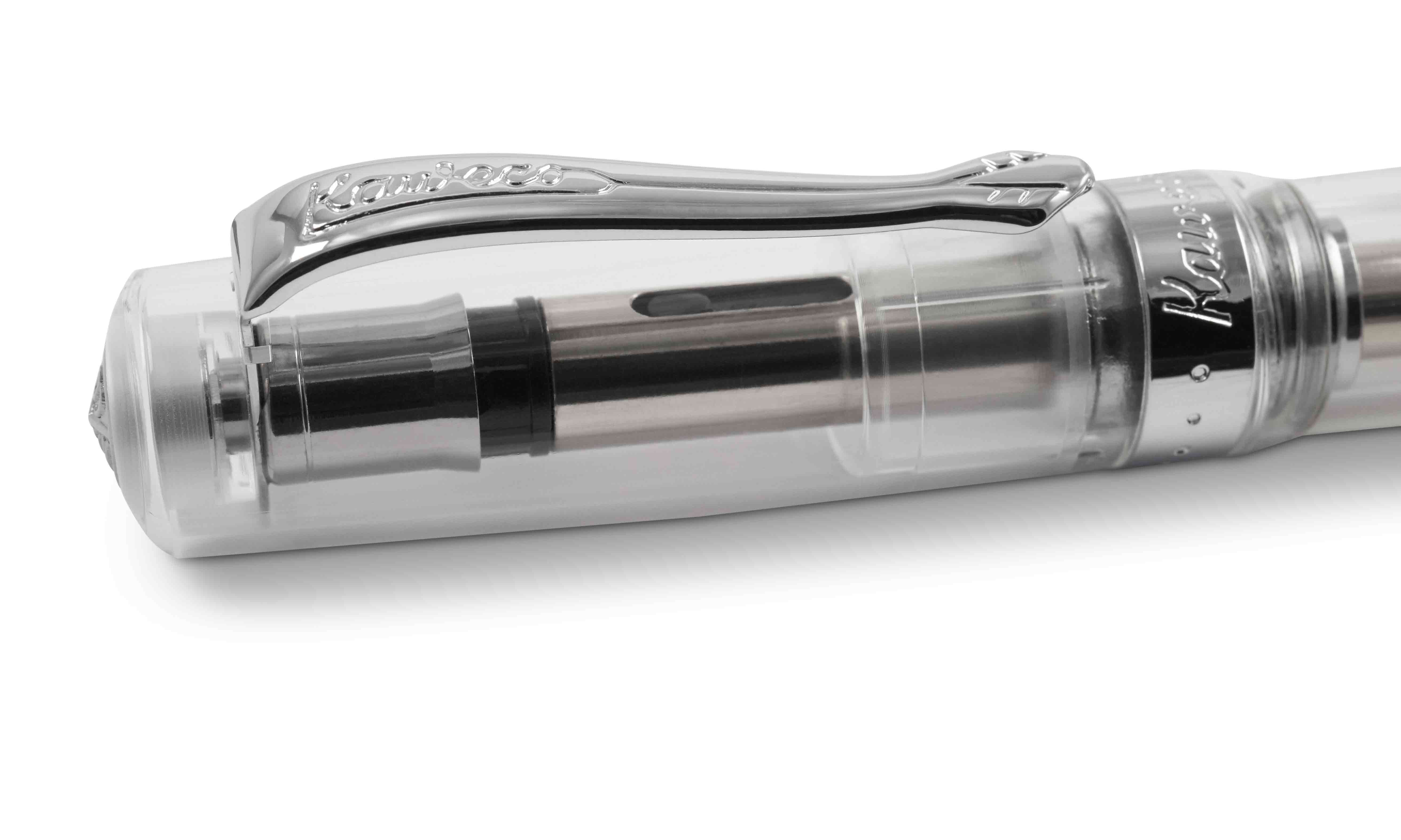 Kaweco-STUDENT-Details-Transparent-Kugelschreiber-Kappe Kaweco STUDENT Kugelschreiber Transparent - Kappe