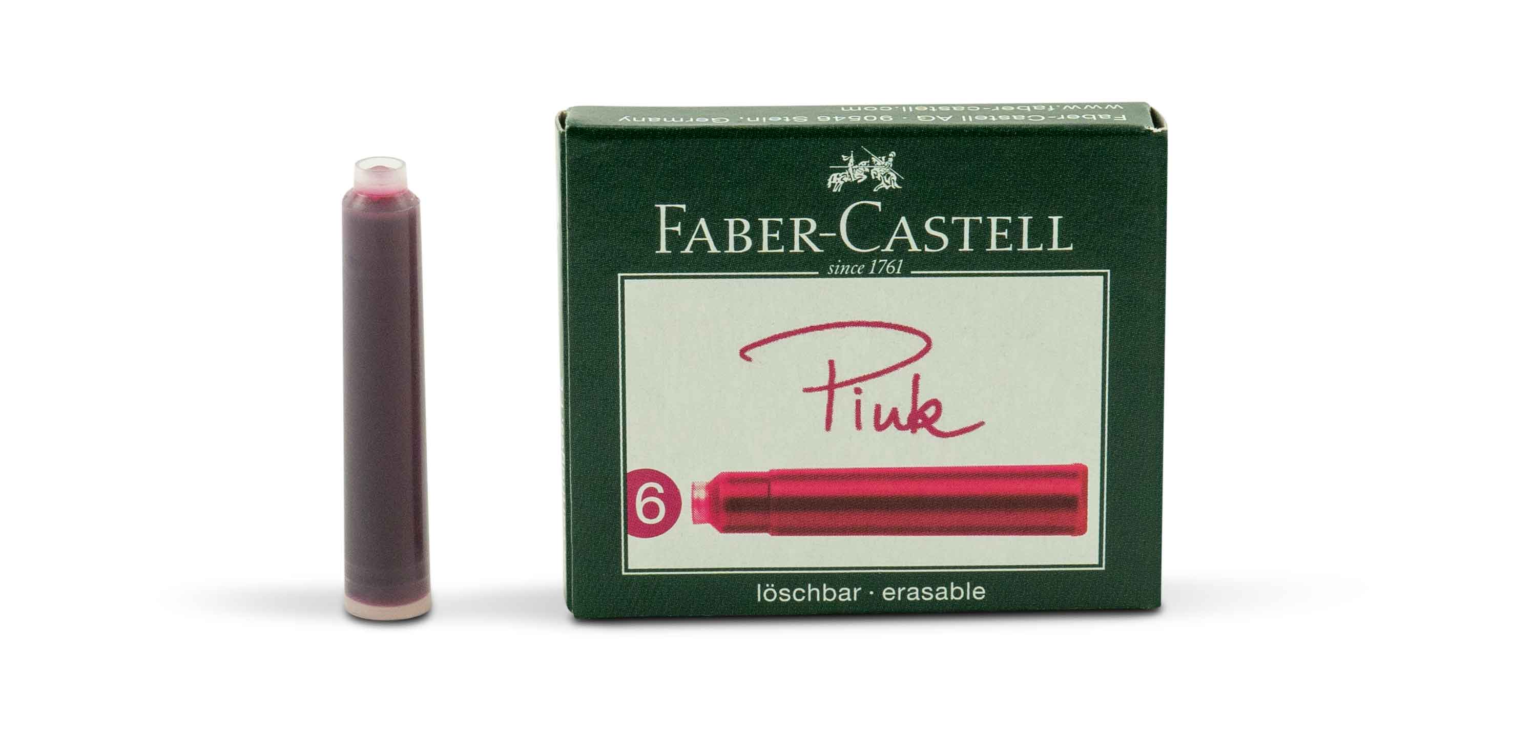 Faber-Castell-Standard-Tintenpatronen-Pink-ink-cartridges-pink Faber-Castell Ink cartridge standard pink
