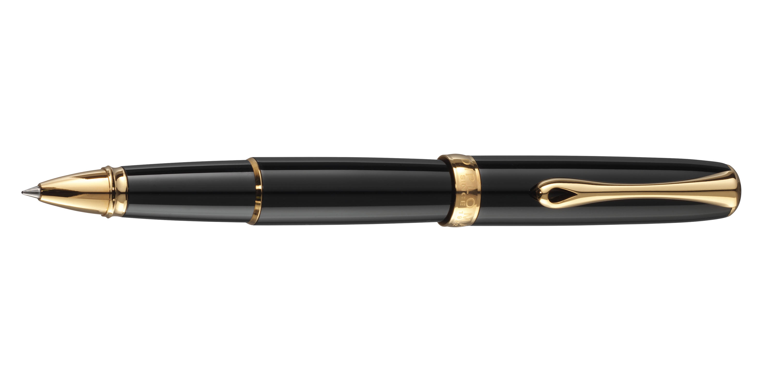 Diplomat-Excellence-A2-Roller-Stahl-Lack-Schwarz-Gold-rollerball-black-lacquer Diplomat Excellence A2 rollerball black lacquer gold