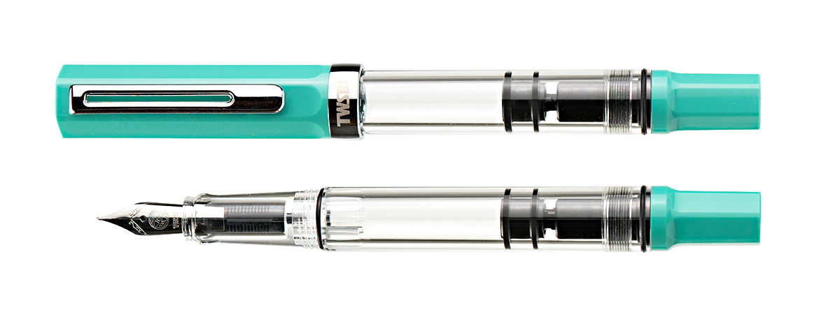 ECO-Persian-Green TWSBI ECO Kolbenfüllhalter Persian Green