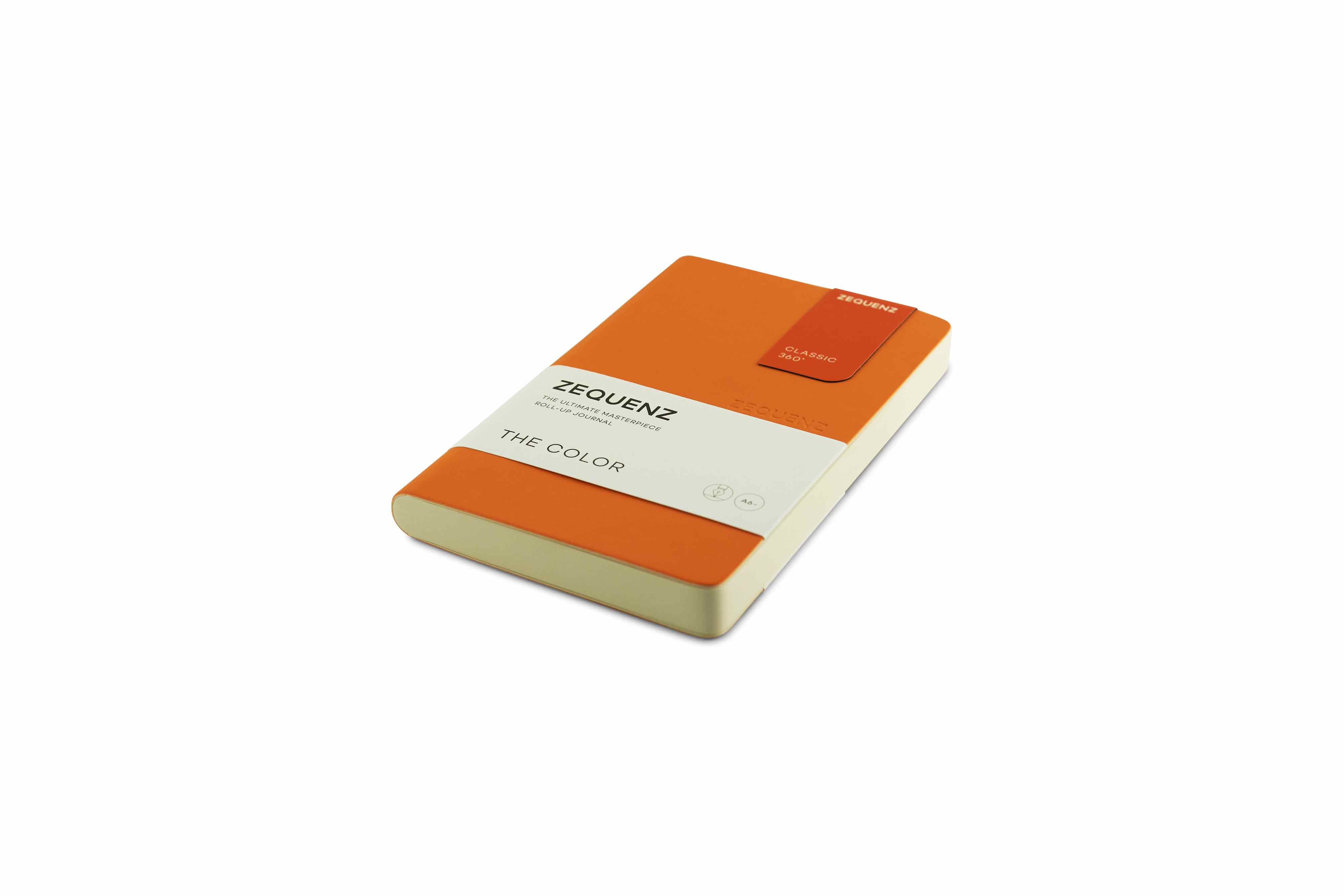 Zequenz The Color Notizbuch A6- Aprikosen Orange