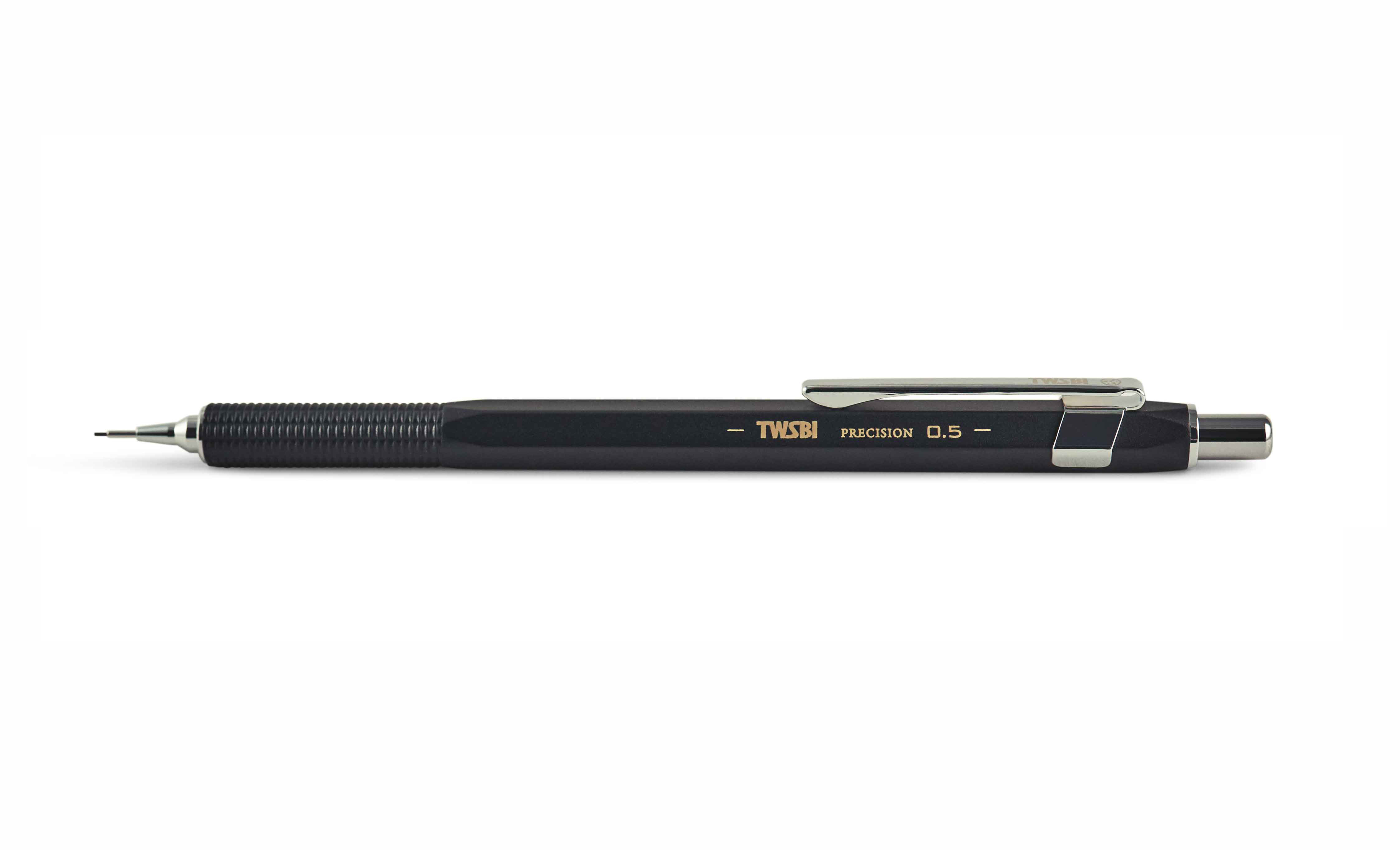 TWSBI-Precision-PM036-05mm-open TWSBI Precision Druckbleistift Schwarz 0,5 mm