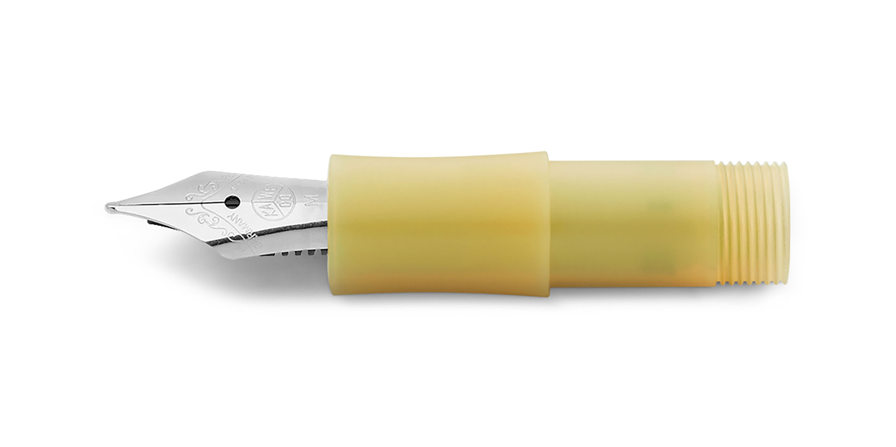 Kaweco-F-ller-Mundst-ck-mit-Feder-Sweet-Banana-fountain-pen-front-part-with-nib Kaweco FROSTED Sport Mundstück mit Feder Sweet Banana