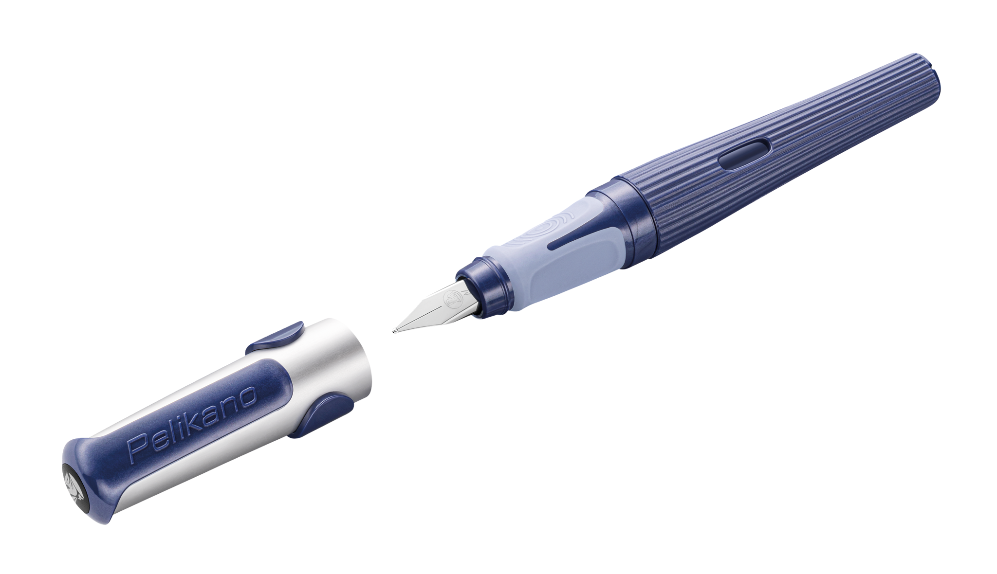 Pelikan Pelikano structure Füller für Rechtshänder Blau