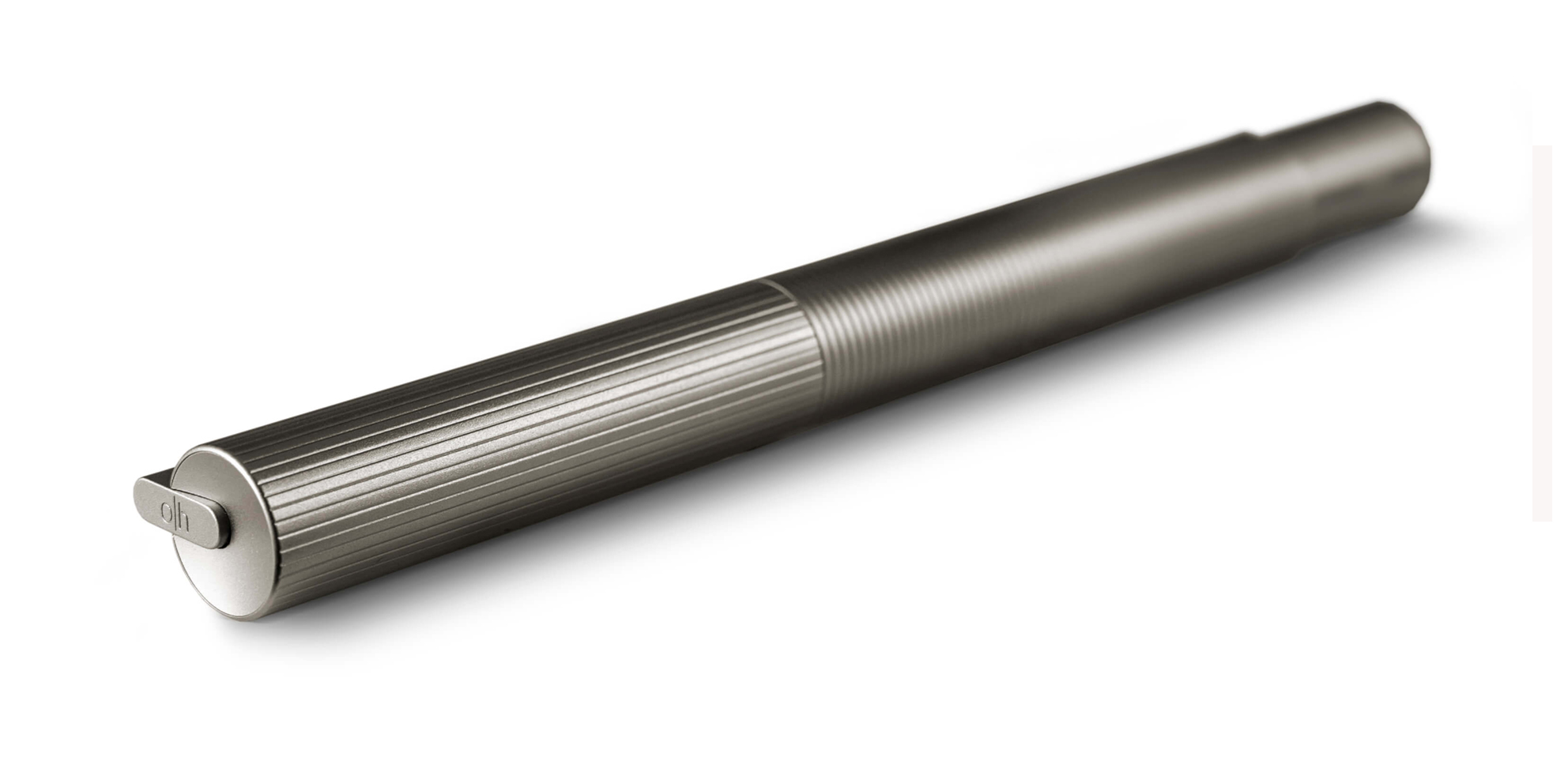 ottoutt-produktbilde-design08-Ruthenium_Kappe Otto Hutt Entwurf 08 Rollerball Messing Matt Ruthenium