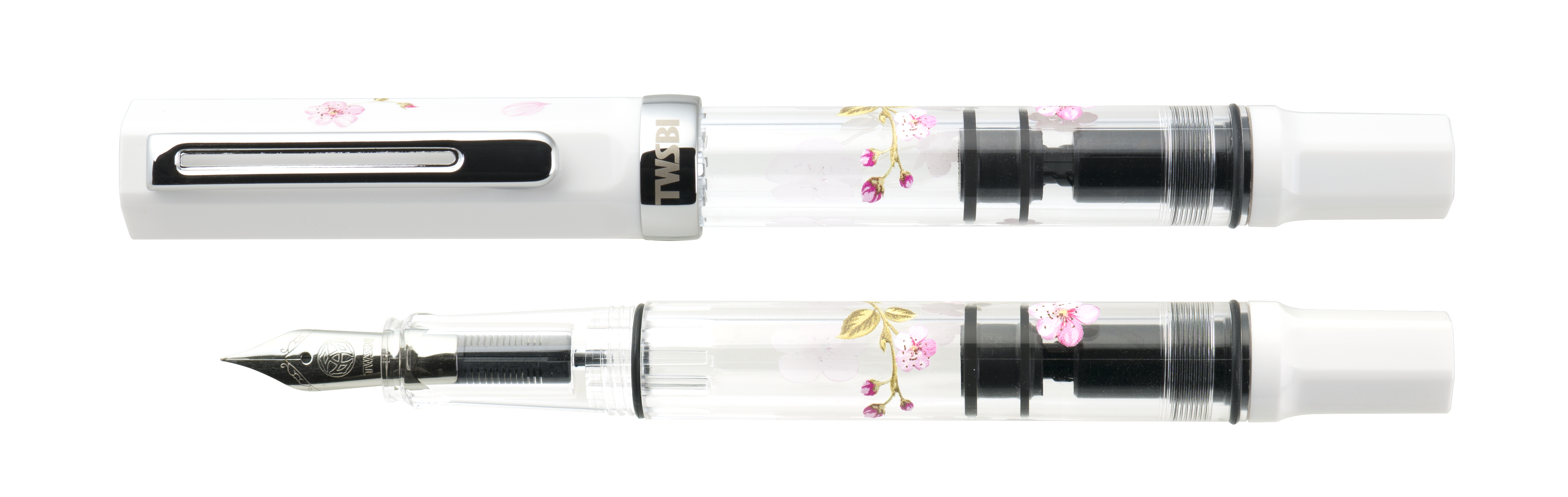 TWSBI ECO White Cherry Blossom Füllfederhalter