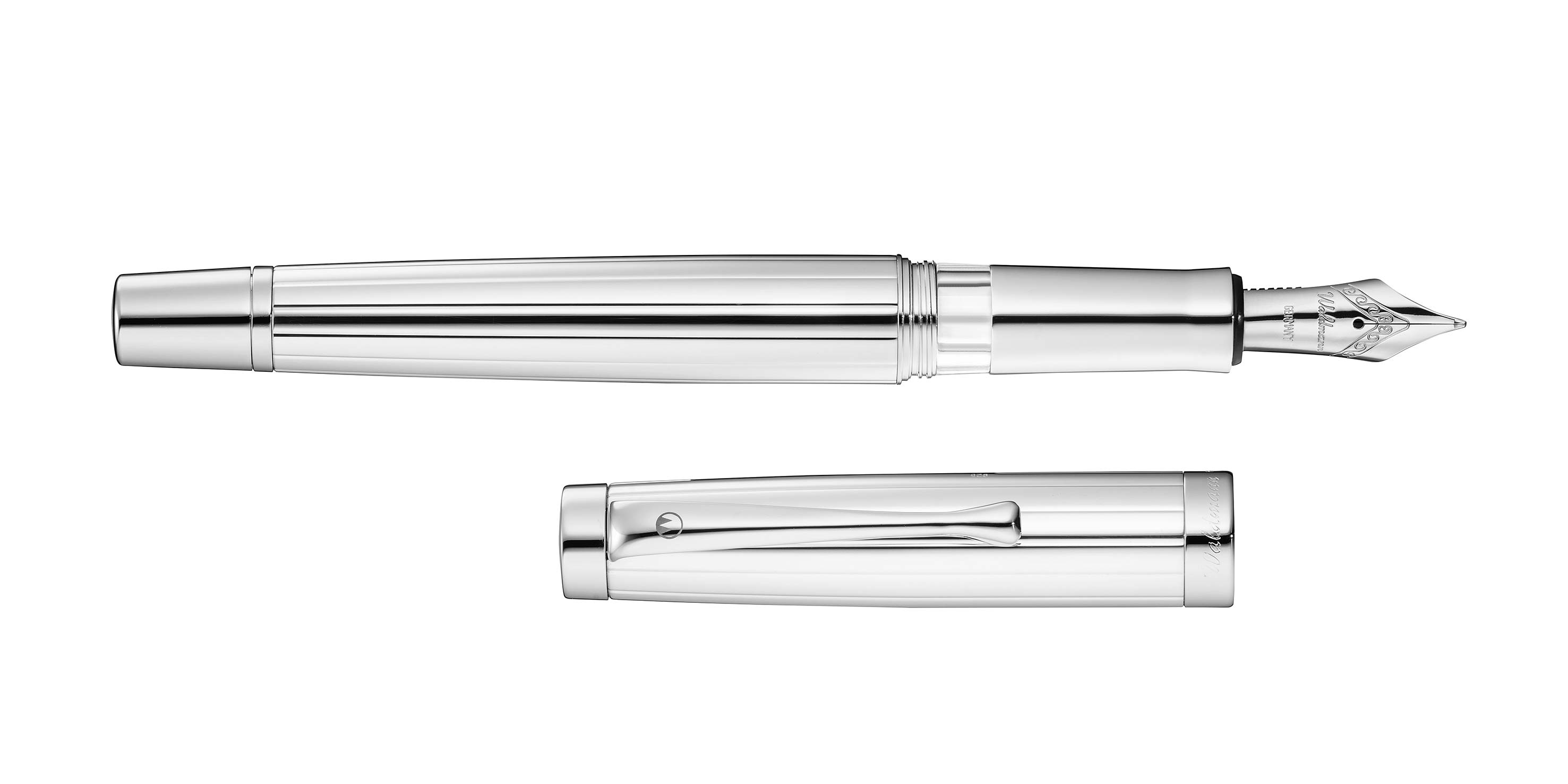 Waldmann-Manager-F-llhalter-Stahl-fountain-pen Waldmann Manager Kolbenfüllhalter Stahlfeder